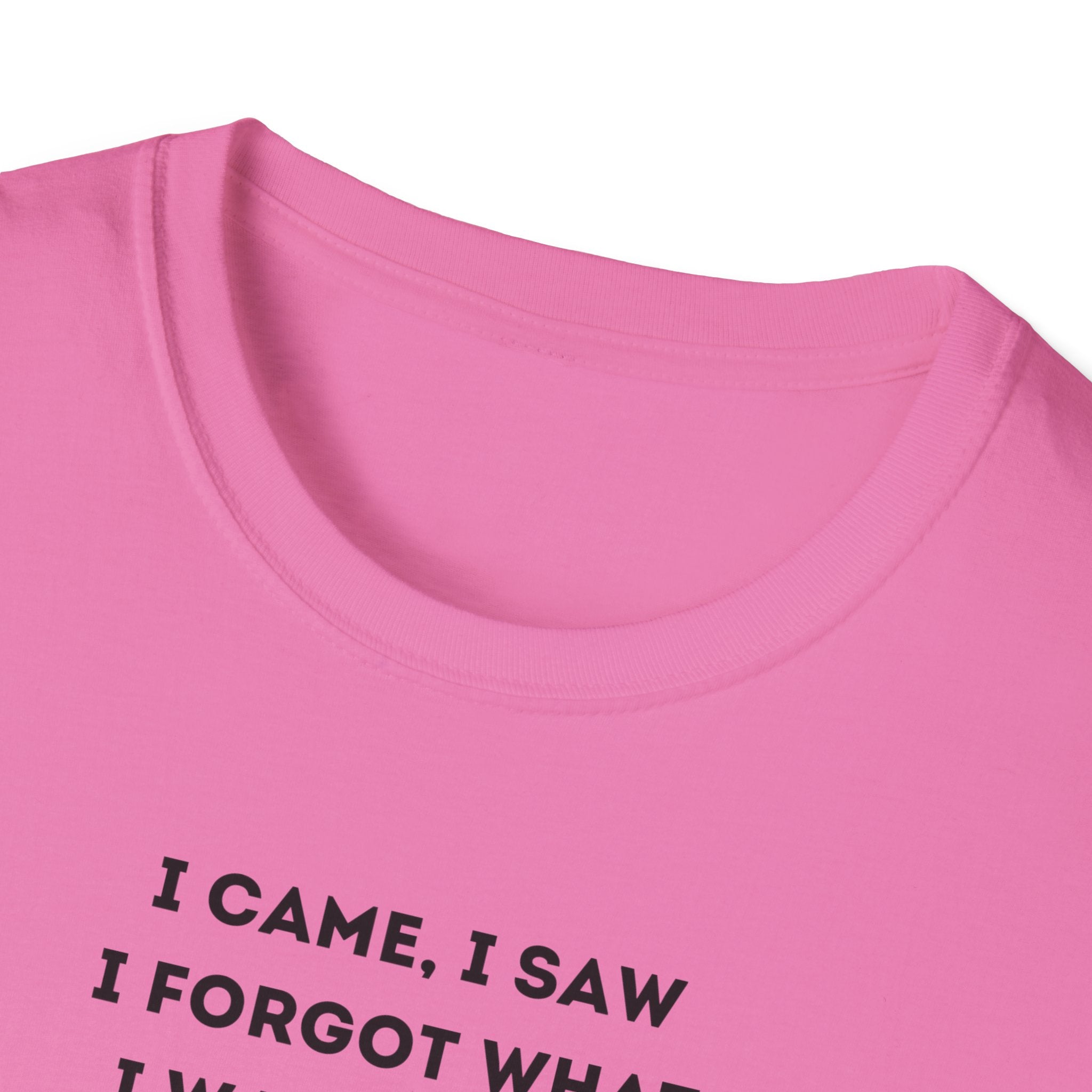 Forgetful Mini Character I Have To Pee T-Shirt | Funny Quote Tee