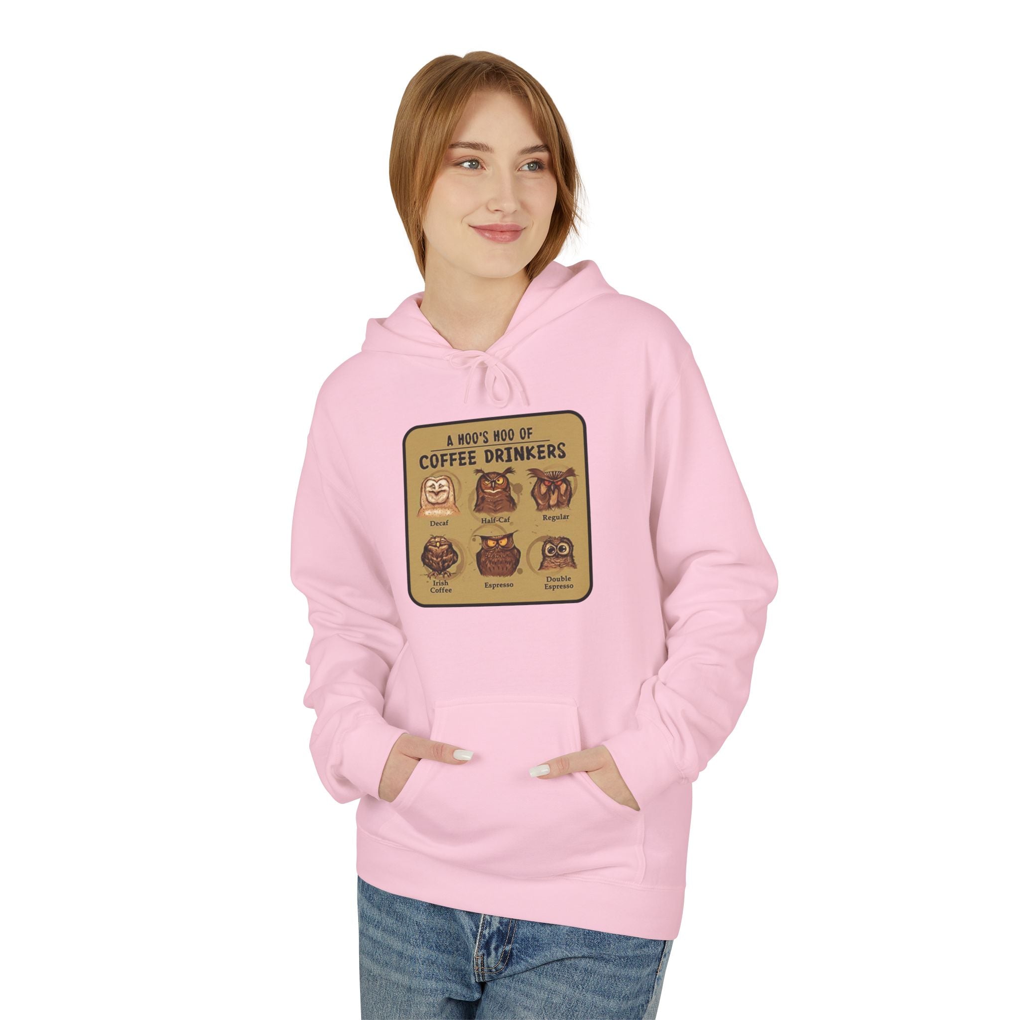 Coffee Drinkers Chart Hoodie | Coffee Types Illustration, Retro Cafe Design