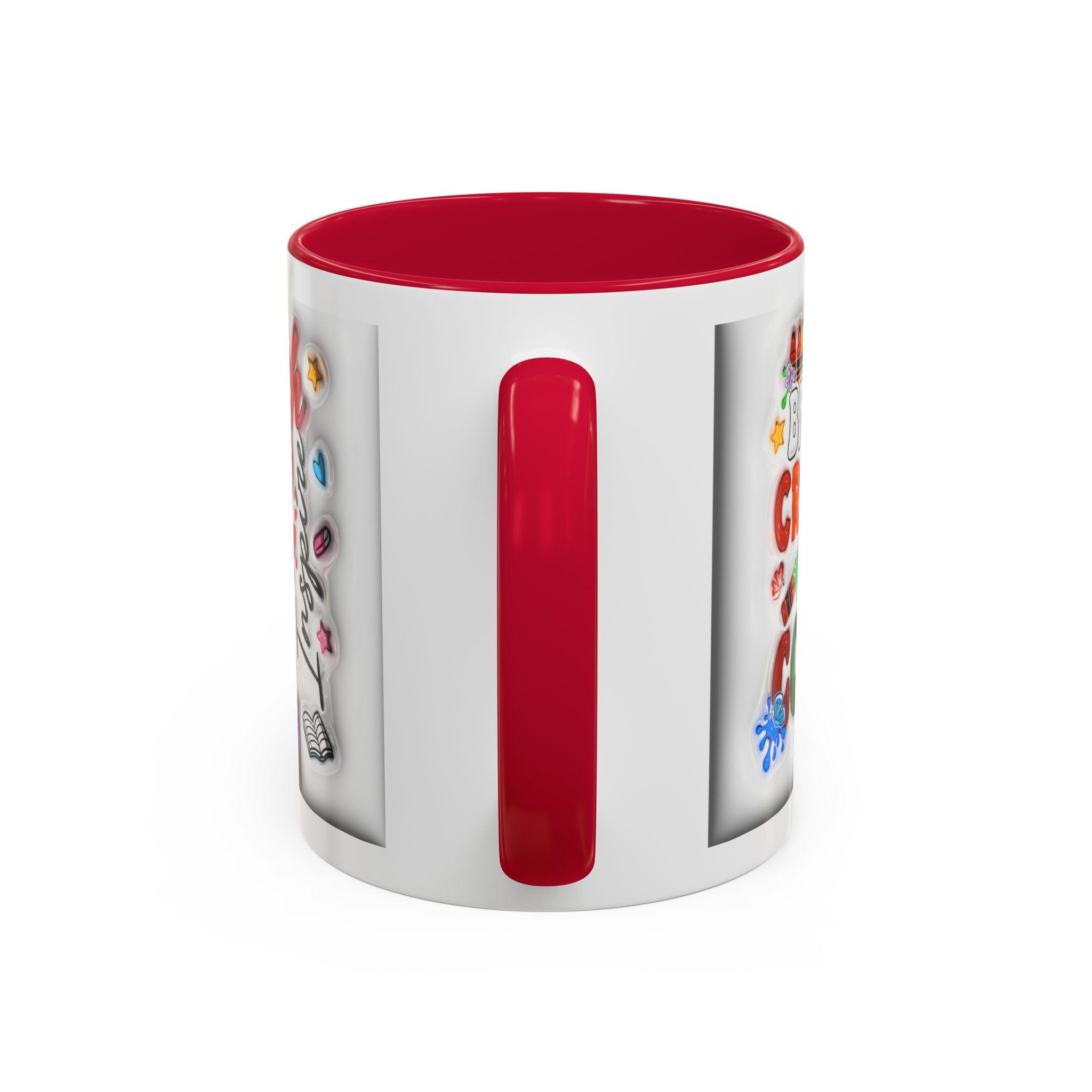 Personalized Teacher Mugs | Colorful 11oz & 15oz Coffee Cups | Fun Gift for Educators | Back to School | Teacher Appreciation