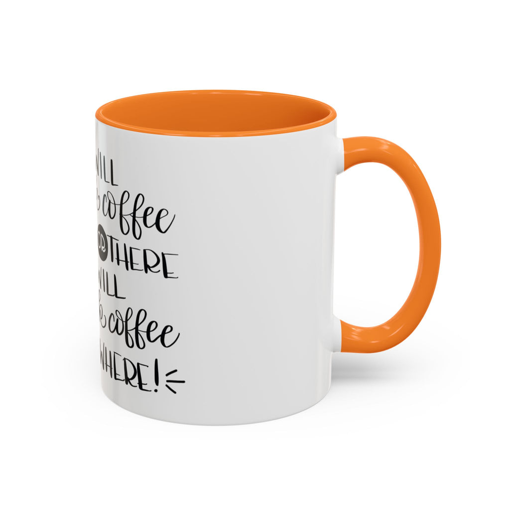 Cat in Hat Coffee Mug — "I Will Drink Coffee Here or There" 11/15oz Color Accent
