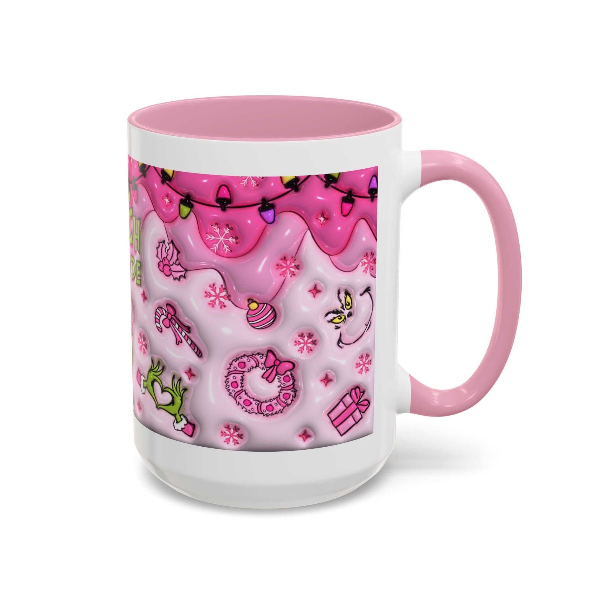 Colorful Grinch Mug, Holiday Gift, Whimsical Drinkware, Festive Coffee Cup, Christmas Decor, Grinch Mode Mug
