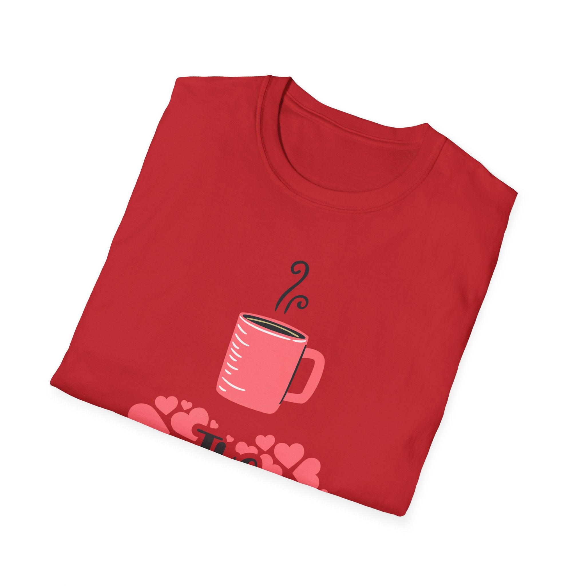 The Hot Coffee Mug Life - Unisex Softstyle T-Shirt