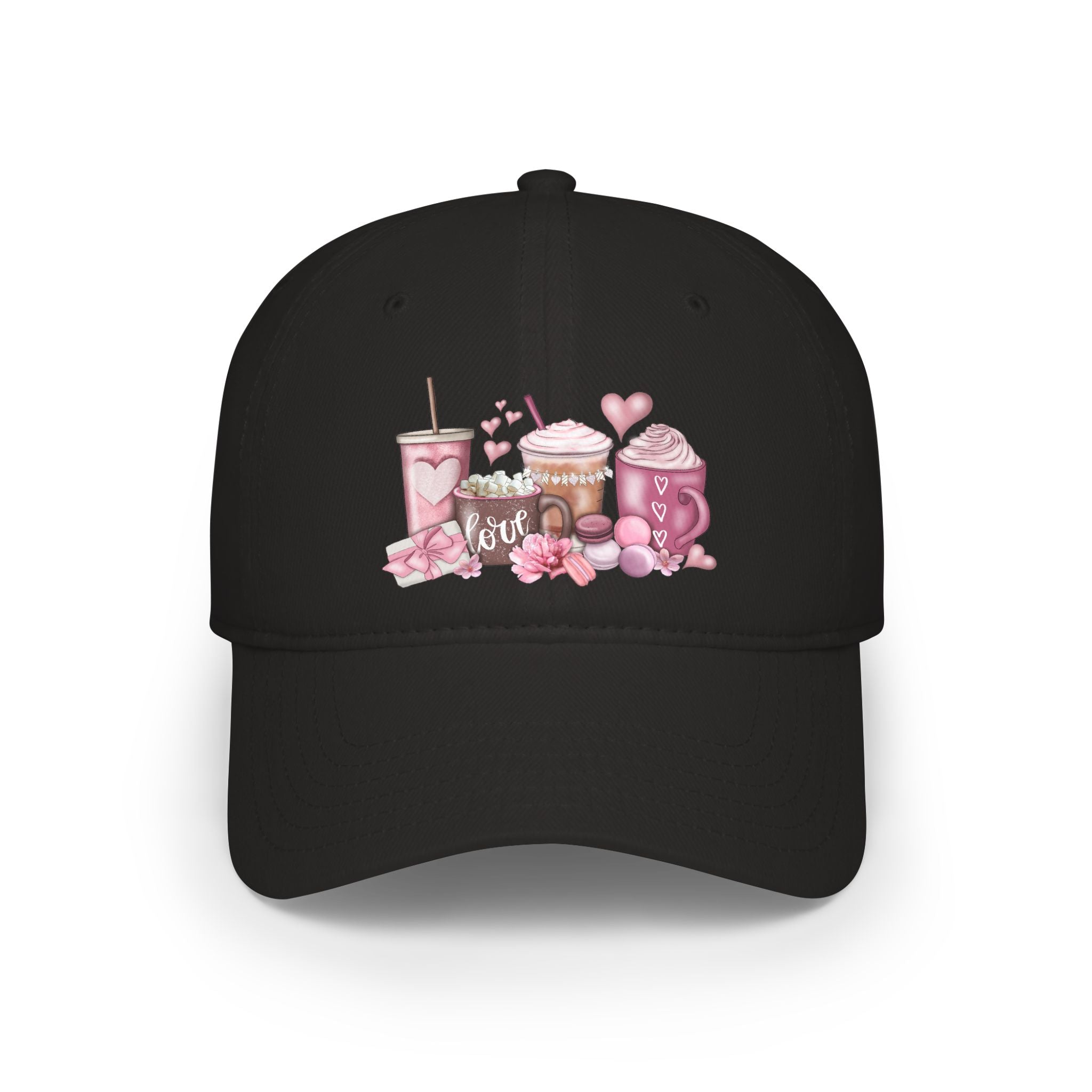 Love and Coffee Low Profile Baseball Cap