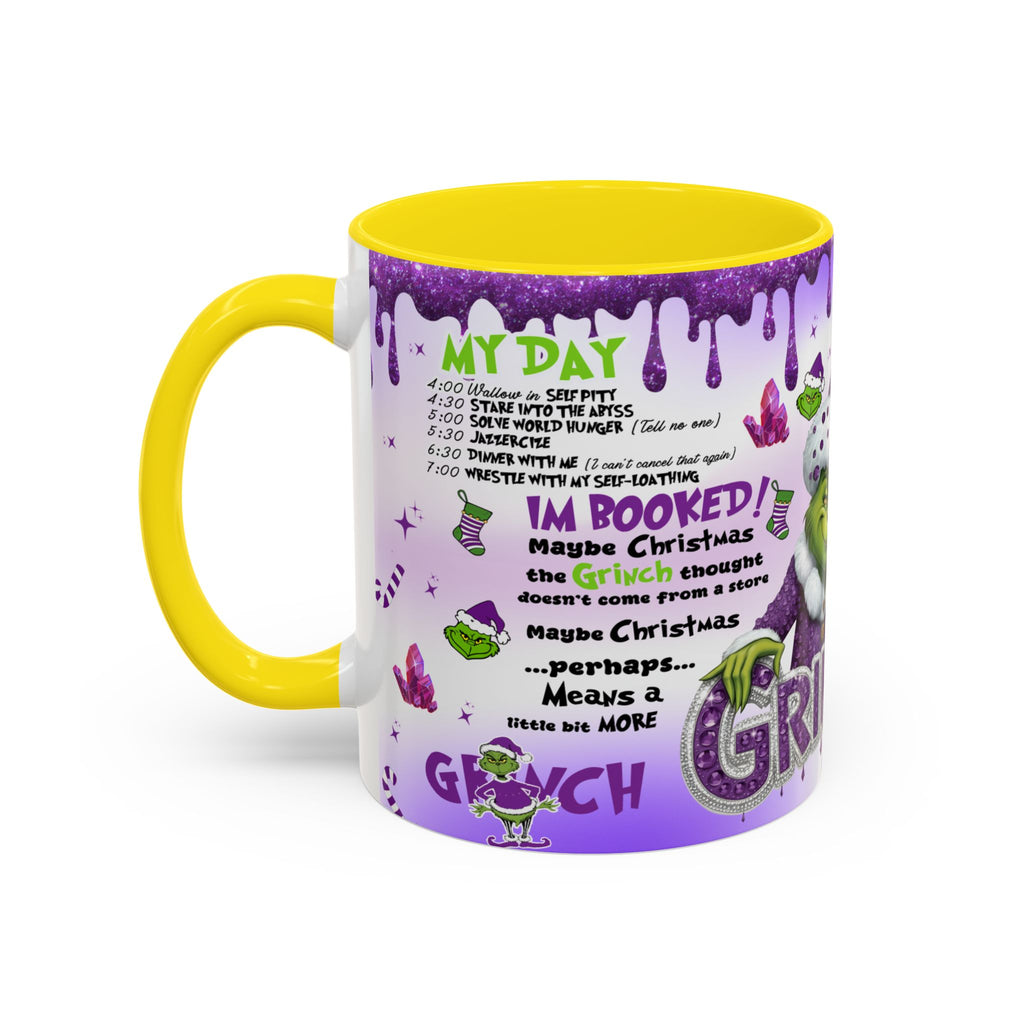 Grinchy Coffee Mug - Fun Holiday Mug, Christmas Gift, Office Decor, Grinch Lovers, DNA Test Humor