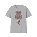 Funny Coffee Memory Poem T-Shirt | Cute Character Holding Coffee