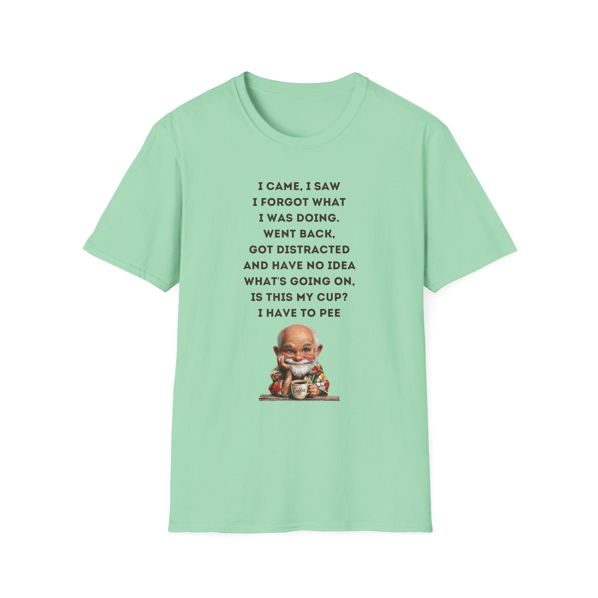 Funny Forgetful Grandpa Quote T-Shirt | Cute Elderly Character Tee