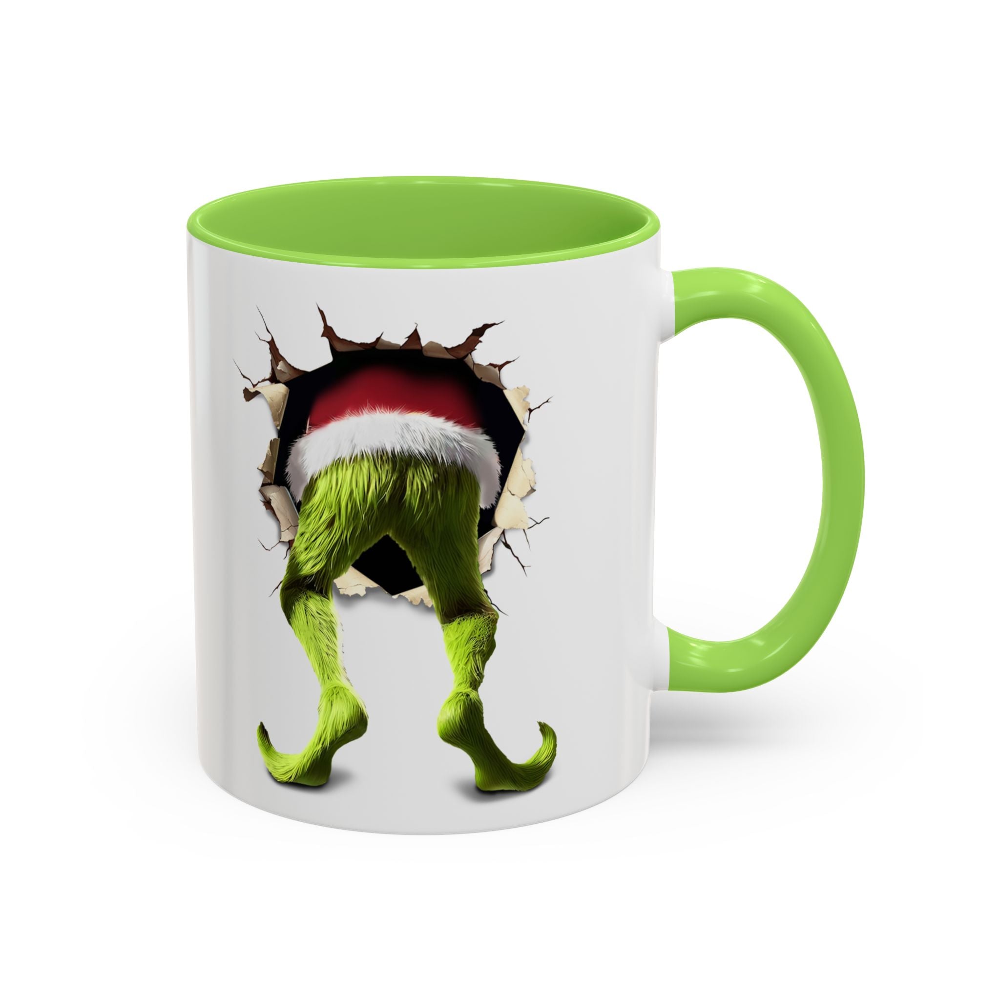 Grinch Holiday Coffee Mugs, Colorful 11oz & 15oz Drinking Cups, Funny Gift for Christmas, Holiday Decor, Unique Kitchenware