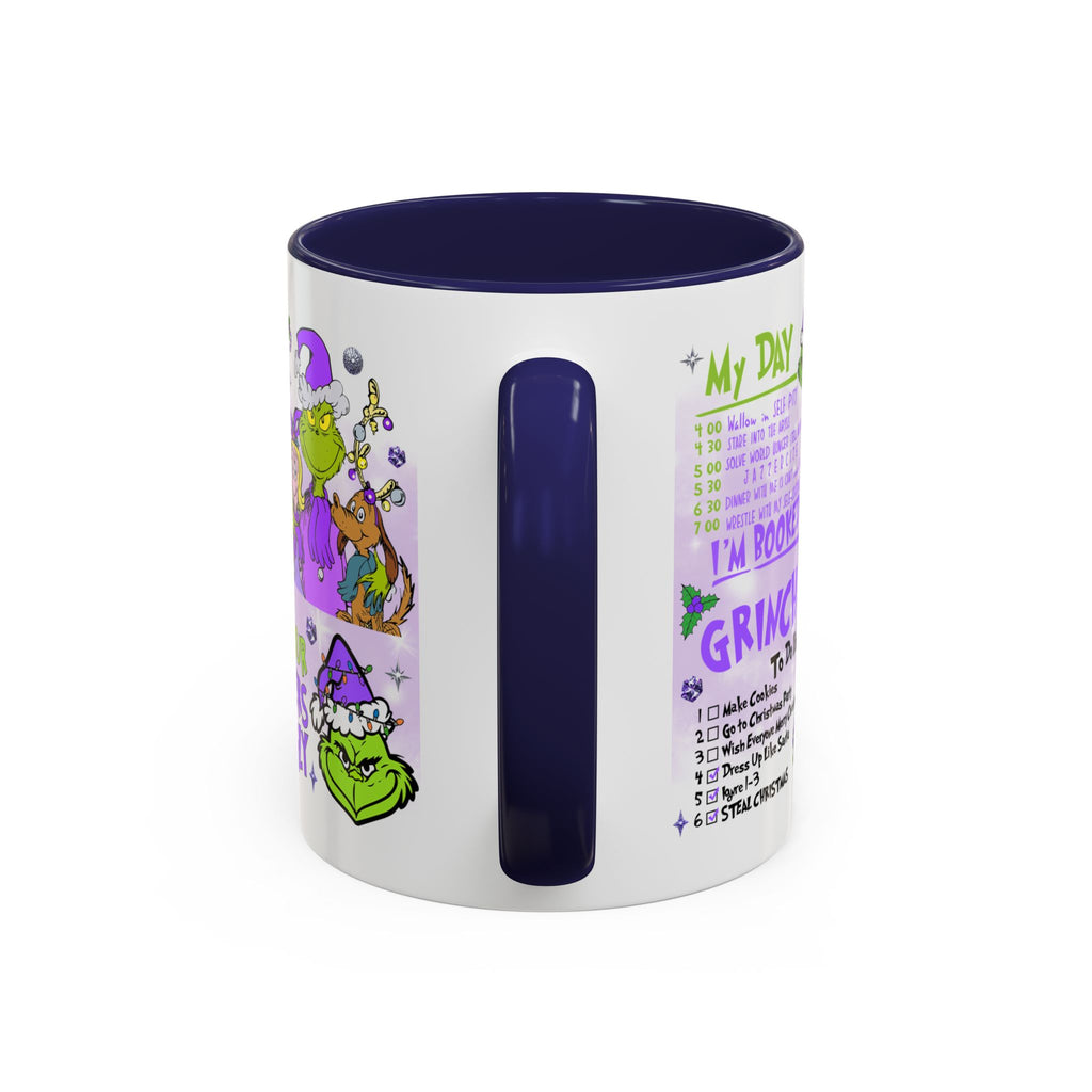Grinchy Accent Coffee Mug - Fun Holiday Gift, Christmas Decor, Grinch Fan Merchandise, Unique Coffee Cup, Holiday Humor