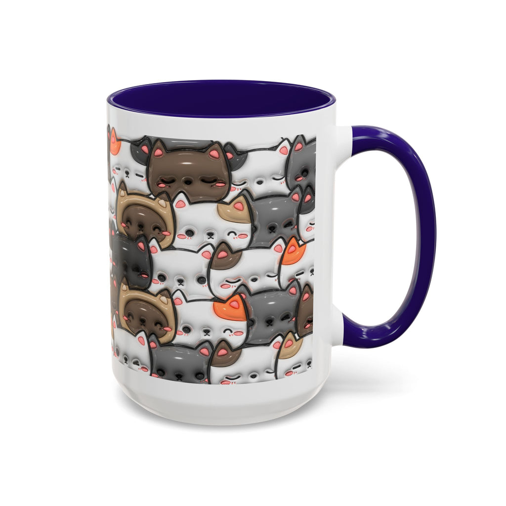 Colorful Cat Mugs - Cute Pet Lover Gift, Cat-Themed Coffee Cup, Cat Lover's Mug, Fun Kitchen Decor, Feline Art Drinkware