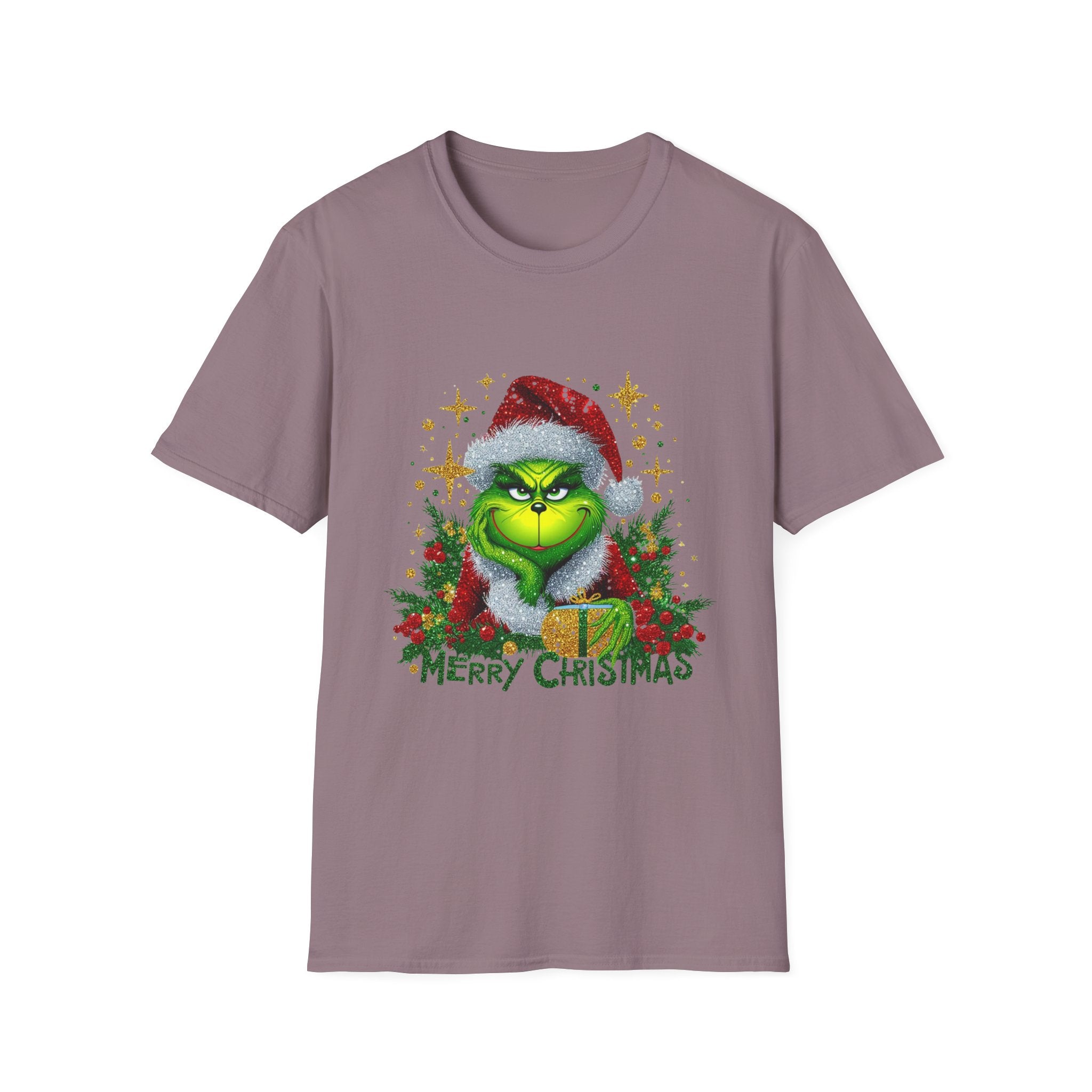 Grinch Christmas T-Shirt | Unisex Softstyle Tee | Merry Christmas Tee | Holiday Gift | Festive Apparel | Cute Grinch Shirt | Xmas Fashion
