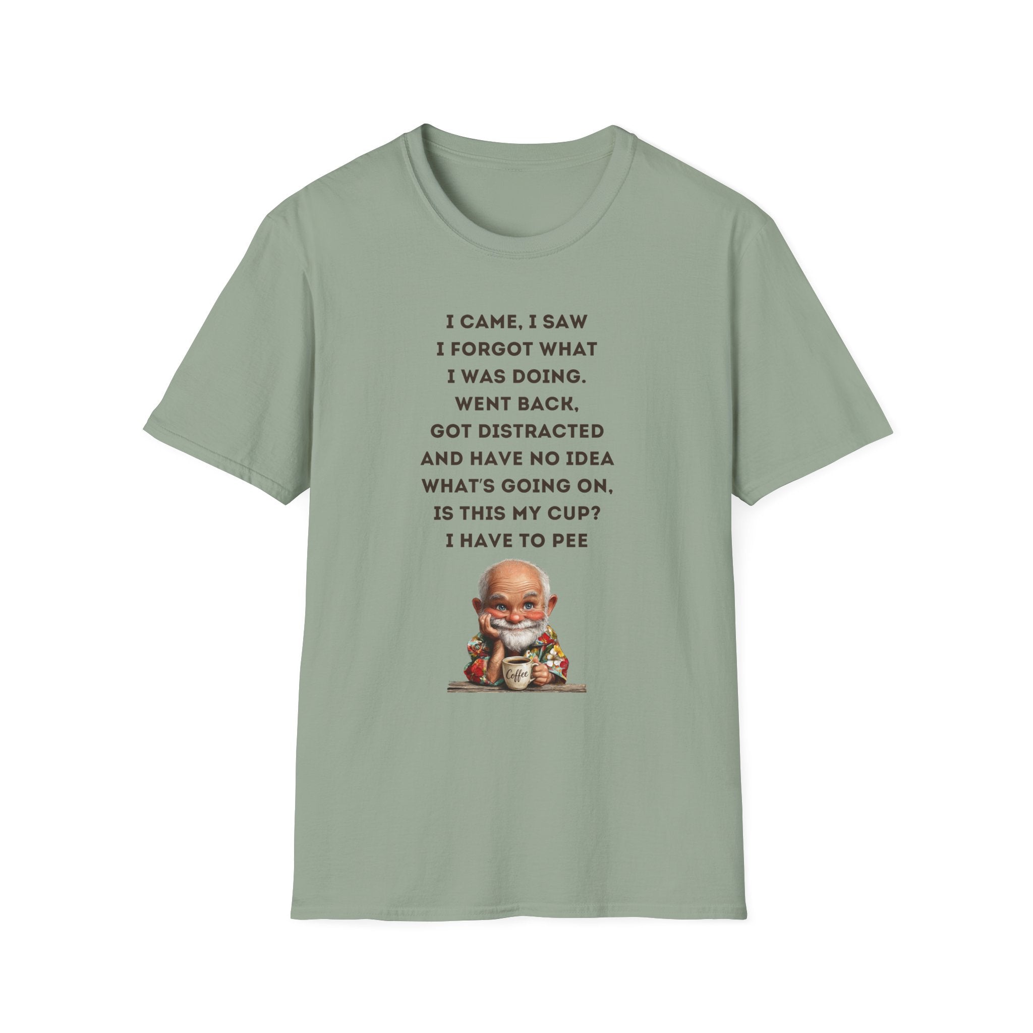 Funny Forgetful Grandpa Quote T-Shirt | Cute Elderly Character Tee