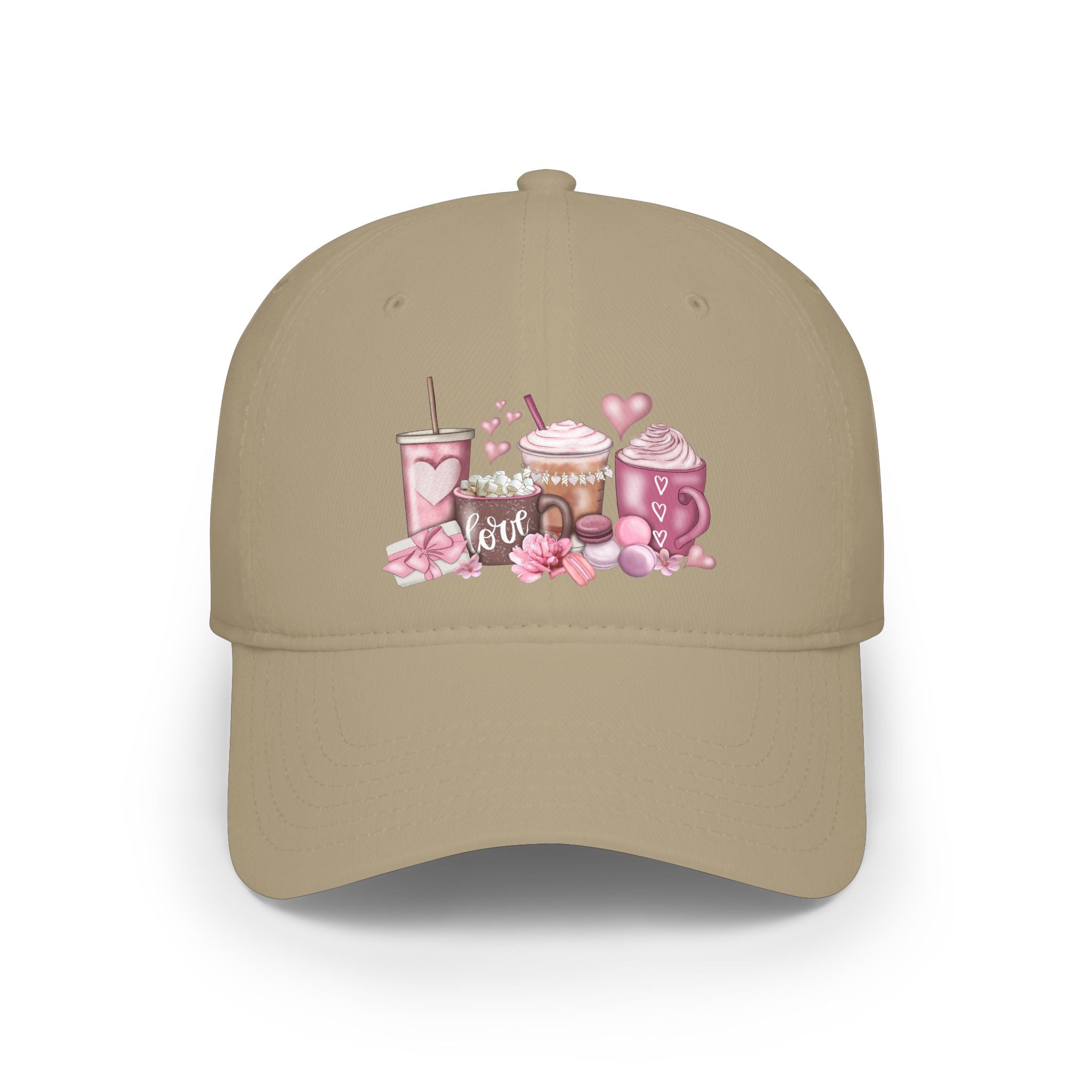 Love and Coffee Low Profile Baseball Cap