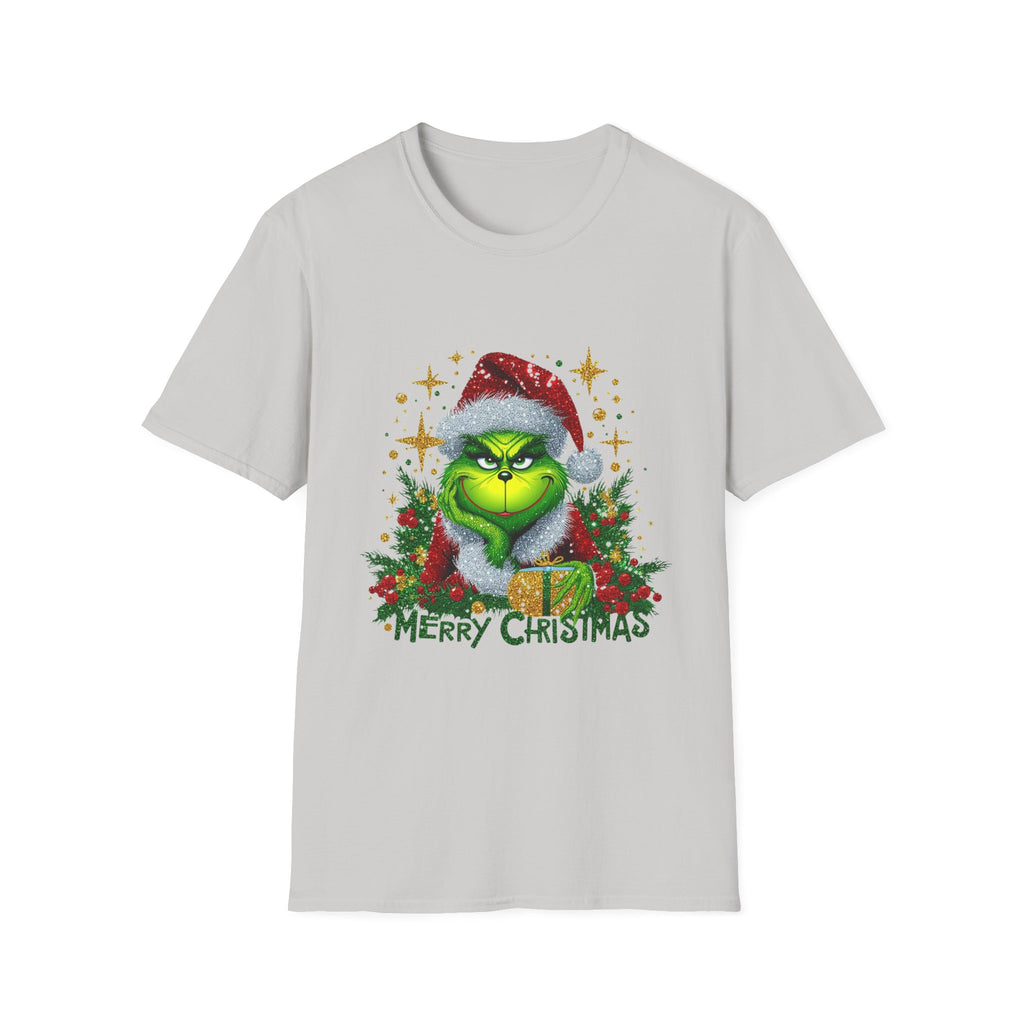 Grinch Christmas T-Shirt | Unisex Softstyle Tee | Merry Christmas Tee | Holiday Gift | Festive Apparel | Cute Grinch Shirt | Xmas Fashion