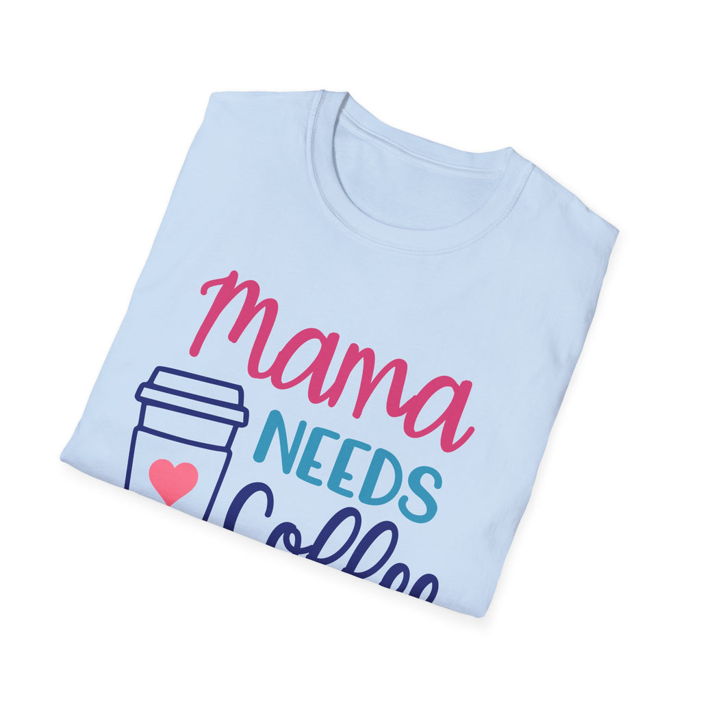 Moma Needs lots Of Coffee - Unisex Softstyle T-Shirt