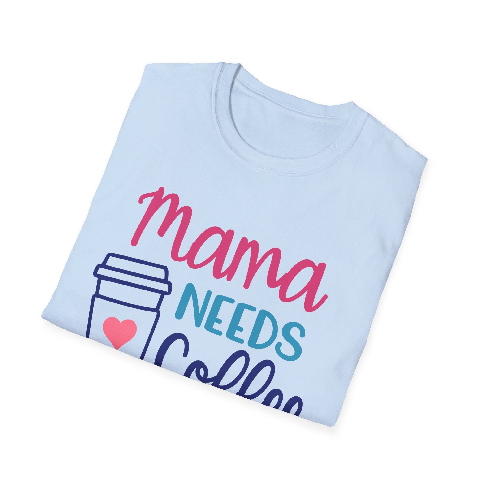 Moma Needs lots Of Coffee - Unisex Softstyle T-Shirt