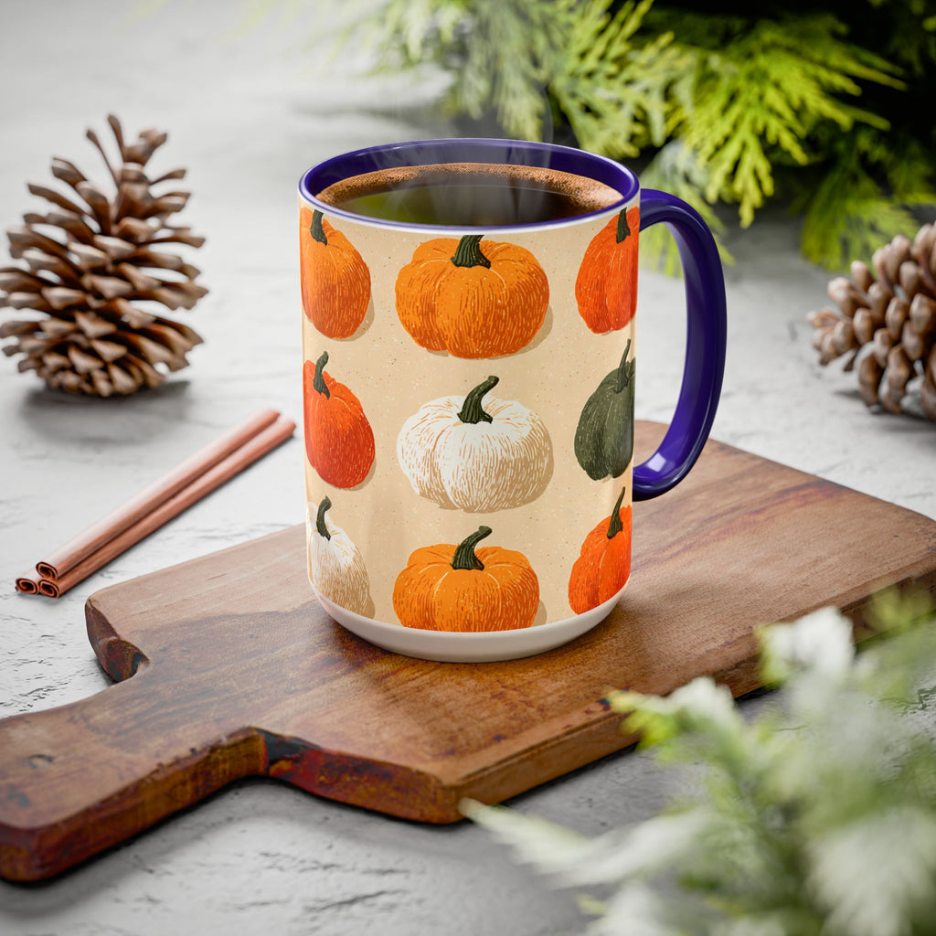 Autumn Pumpkin Mugs - Cozy Coffee Cups for Fall, Seasonal Drinkware, Thanksgiving Gifts, Home Decor, Pumpkin Spice Lovers
