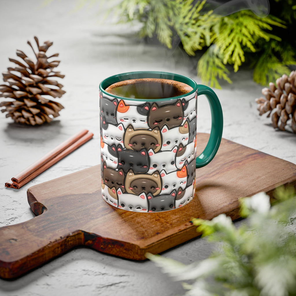 Colorful Cat Mugs - Cute Pet Lover Gift, Cat-Themed Coffee Cup, Cat Lover's Mug, Fun Kitchen Decor, Feline Art Drinkware