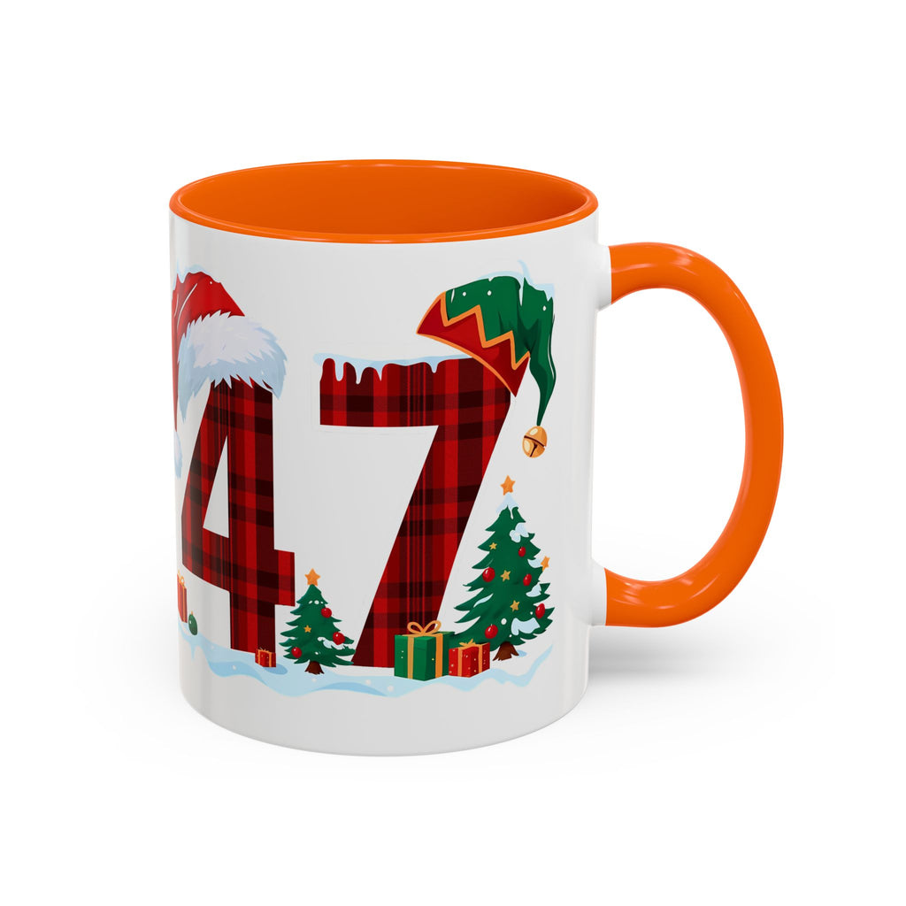 President 47 Trump Christmas Mug | Accent Coffee Mug