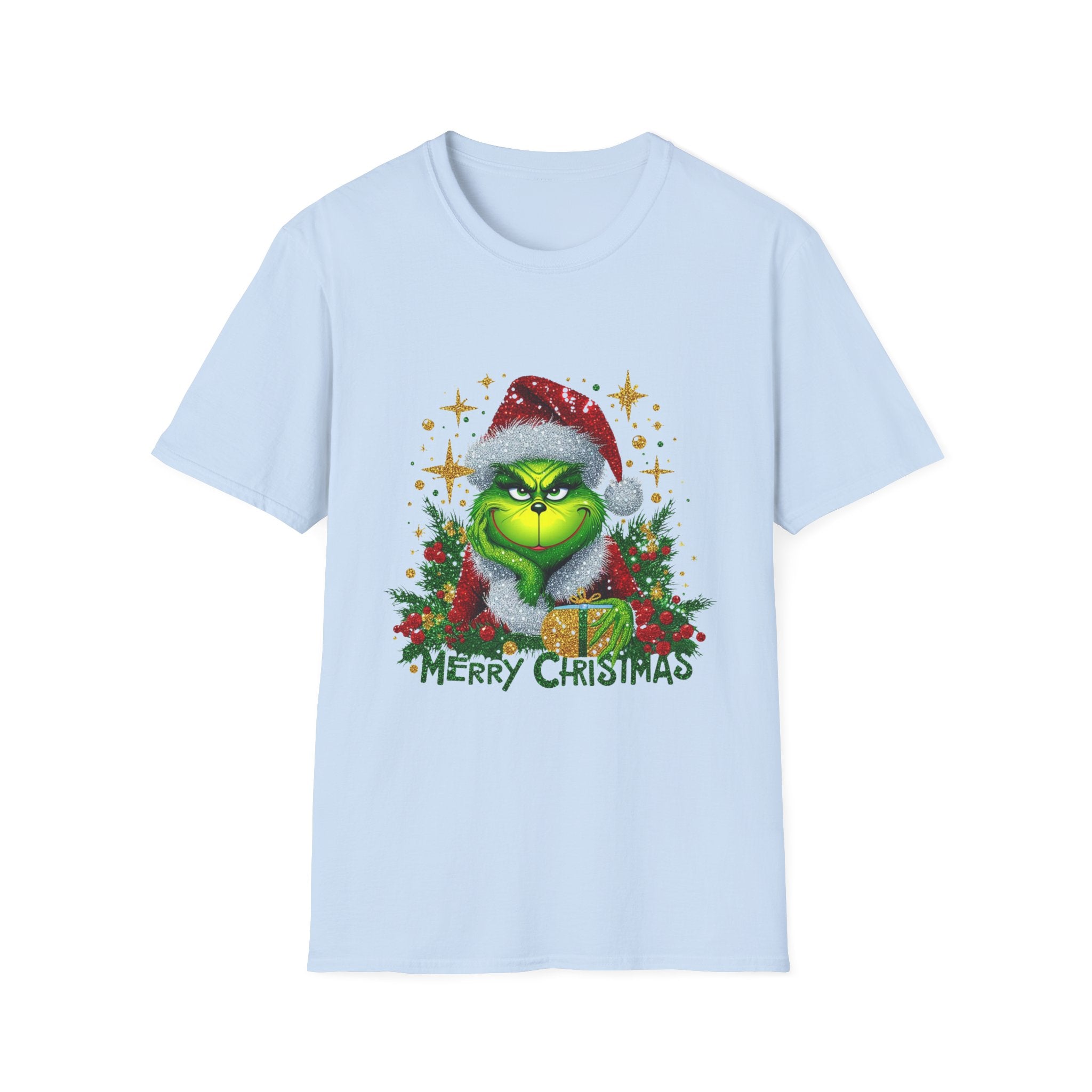 Grinch Christmas T-Shirt | Unisex Softstyle Tee | Merry Christmas Tee | Holiday Gift | Festive Apparel | Cute Grinch Shirt | Xmas Fashion