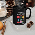 Its My Birthday Month Mug | Black Ceramic Coffee Cup with Presents