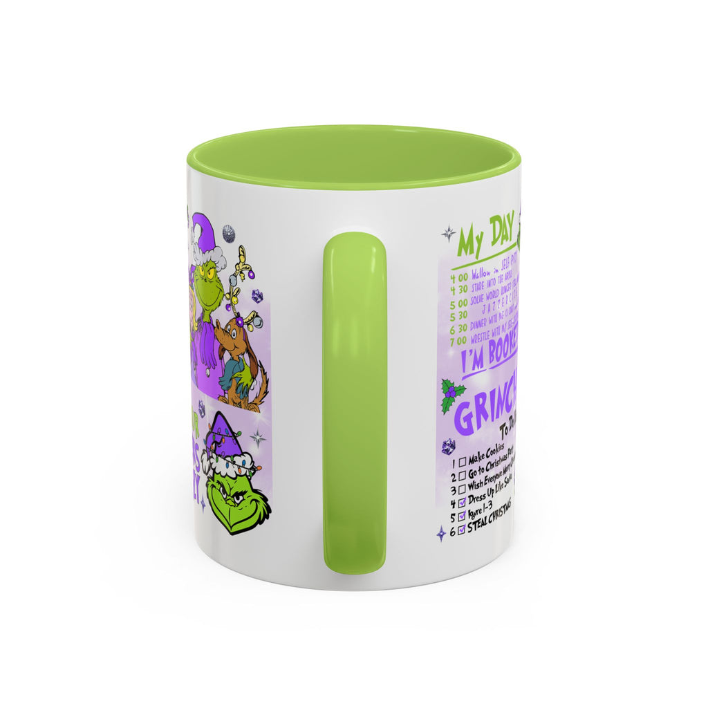 Grinchy Accent Coffee Mug - Fun Holiday Gift, Christmas Decor, Grinch Fan Merchandise, Unique Coffee Cup, Holiday Humor