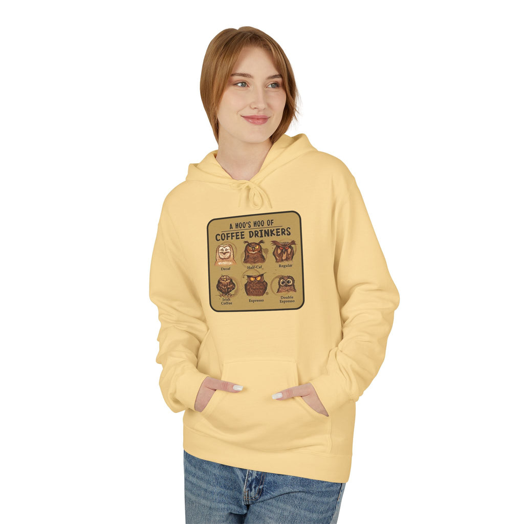 Coffee Drinkers Chart Hoodie | Coffee Types Illustration, Retro Cafe Design