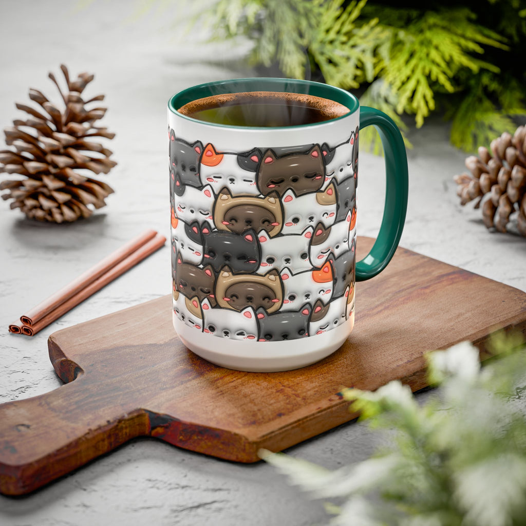 Colorful Cat Mugs - Cute Pet Lover Gift, Cat-Themed Coffee Cup, Cat Lover's Mug, Fun Kitchen Decor, Feline Art Drinkware