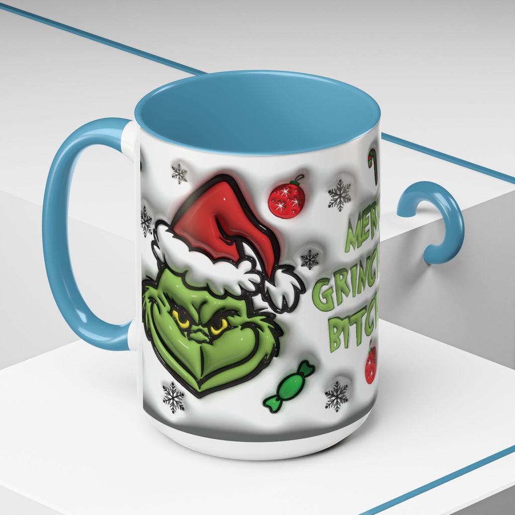 Merry Grinchmas Coffee Mug - Holiday Gift for Christmas Lovers, Fun Ceramic Mug, Grinch-Themed Drinkware, Funny Coffee Cup