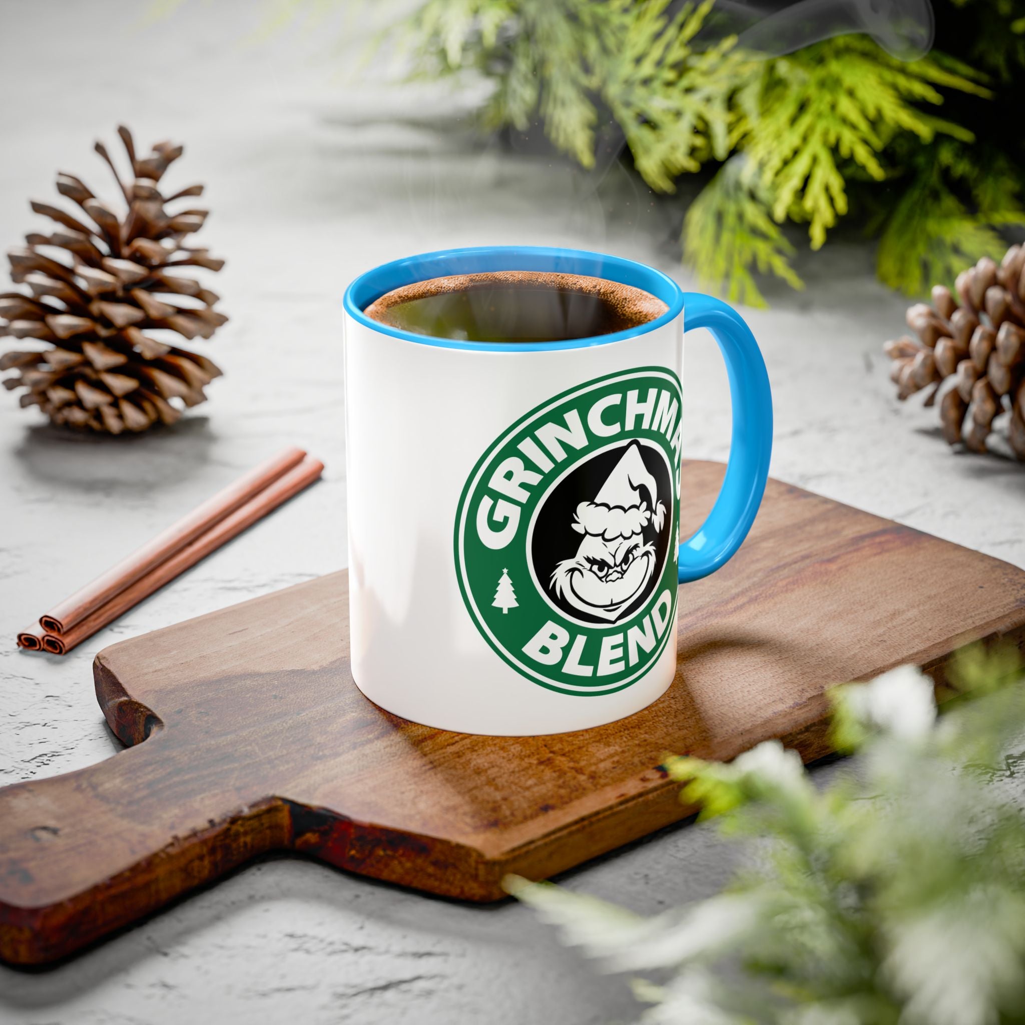 Christmas Grinch Coffee Mug, Colorful 11oz & 15oz Mugs, Holiday Gift, Funny Grinchmas Mug, Winter Decor, Unique Coffee Cup