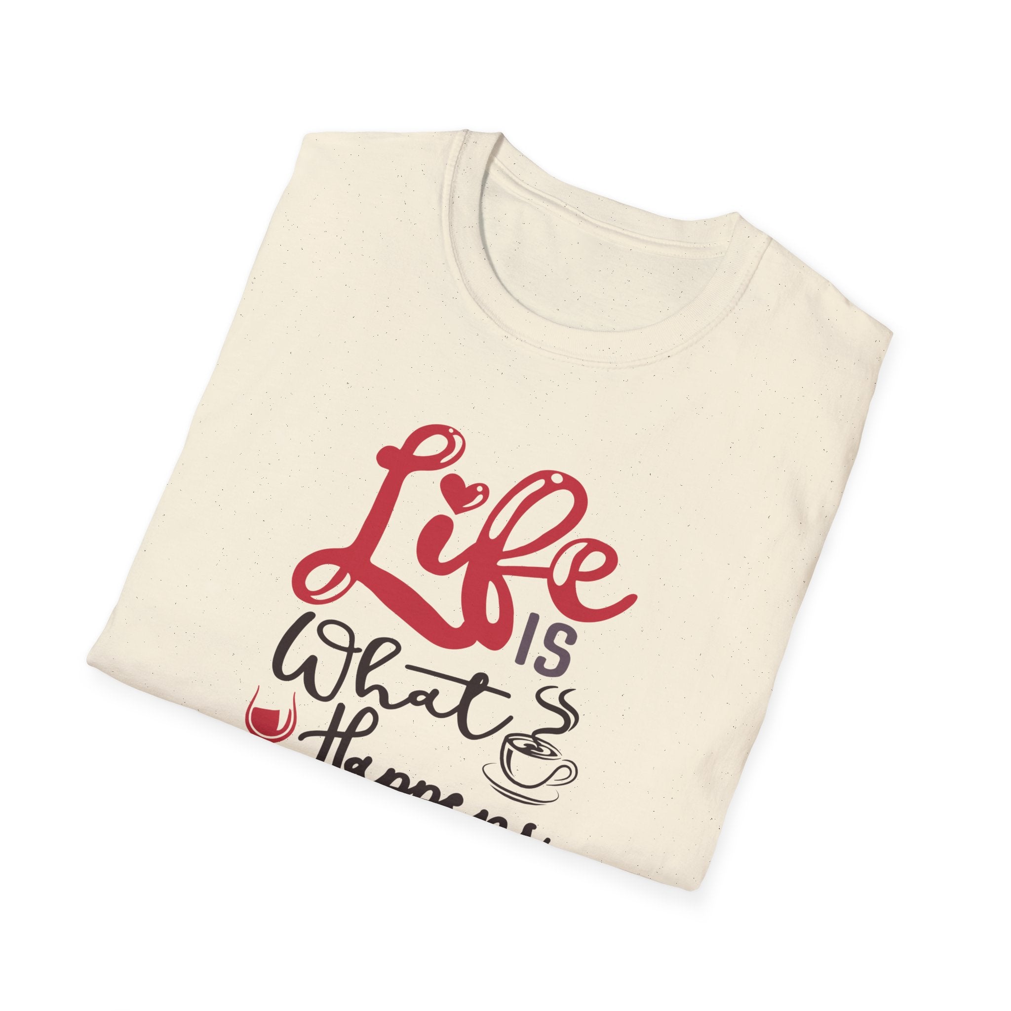 Coffee and Wine - Men's and Woman's Soft style T-Shirt