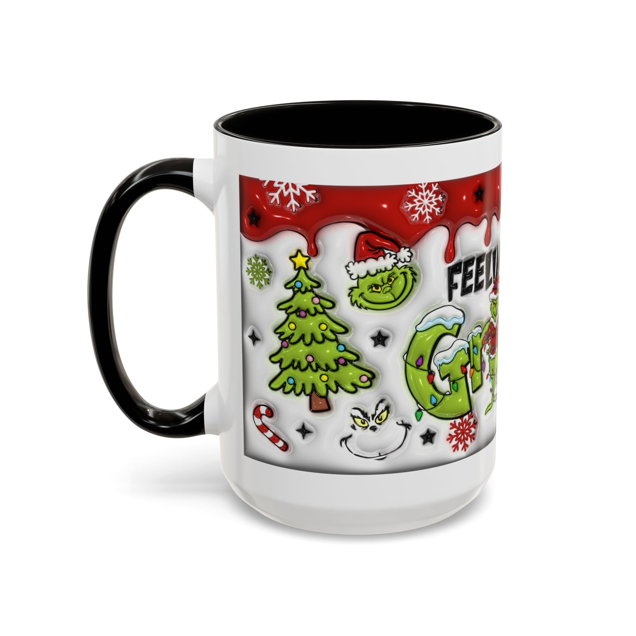 Grinch Holiday Mug - Feeling Extra Grinchy Today! Christmas Gift, Funny Coffee Cup, Holiday Decor, Winter Warmth