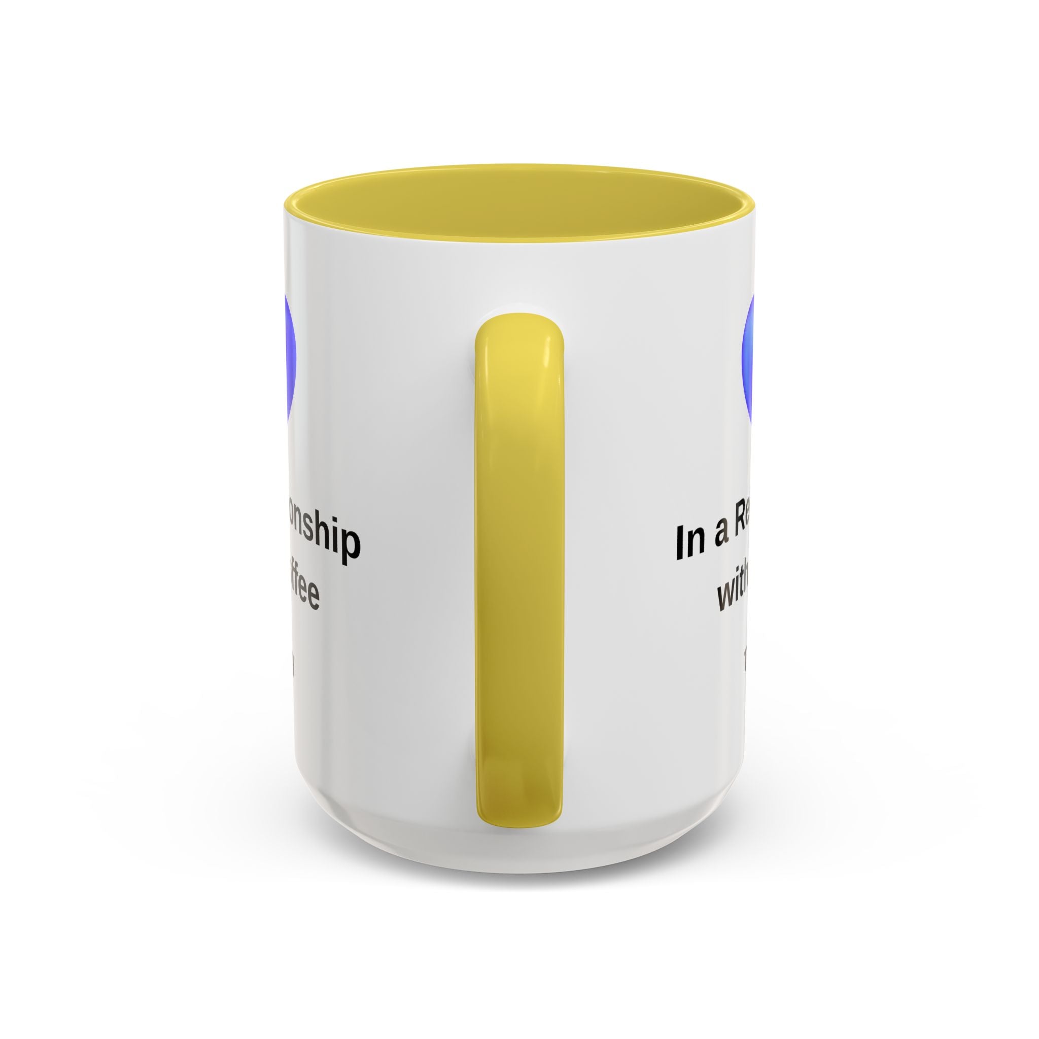 Coffee Lover Mug, Funny Coffee Cup Gift, Relationship with Coffee, Colorful Ceramic Mug, Coffee Addict Mug, Coffee Gift for Her, Coffee Mug