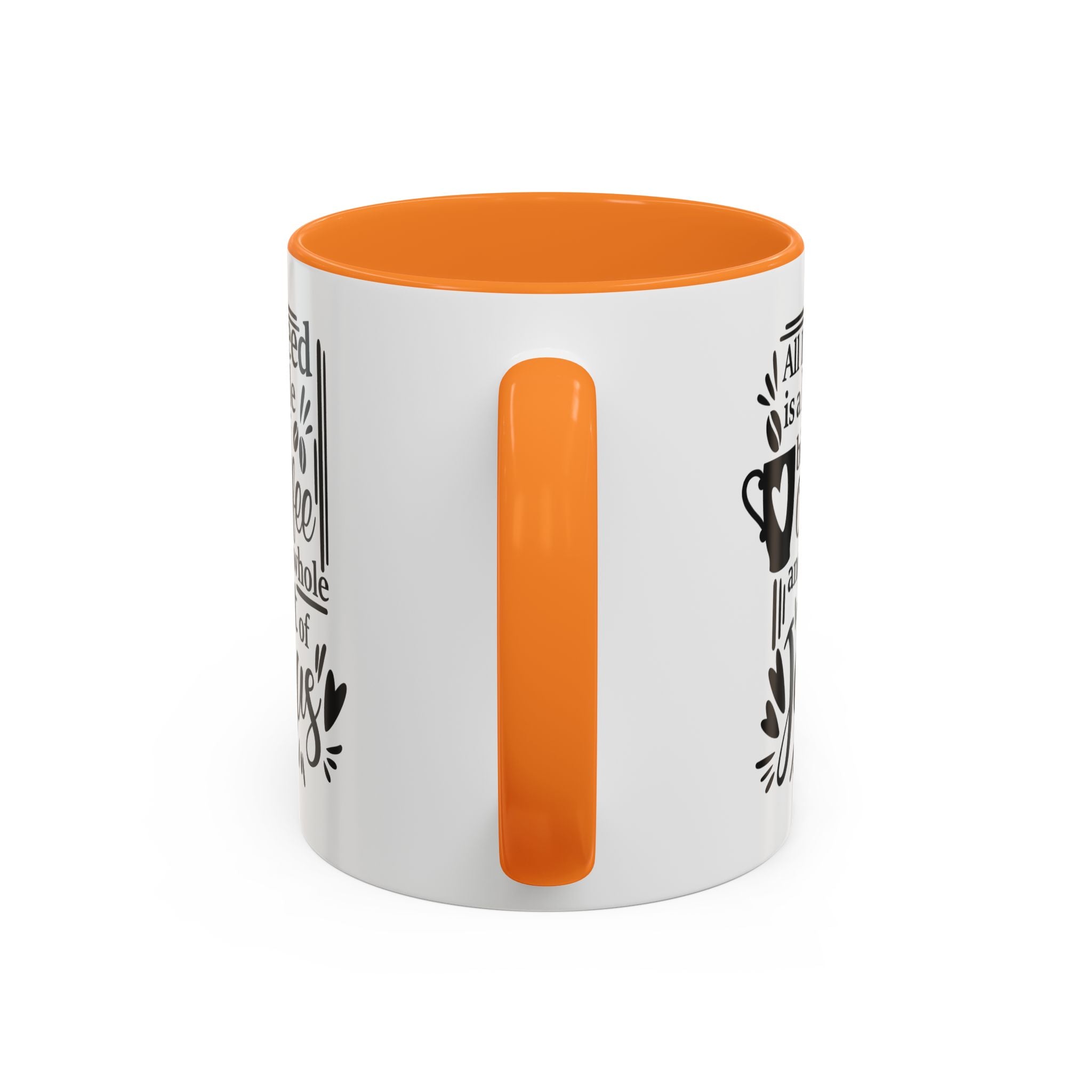 Religious Coffee Mug, Christian Tea Cup, All I Need is Coffee and Jesus, Gift for Coffee Lover, Inspirational Quote Mug with Many Colors