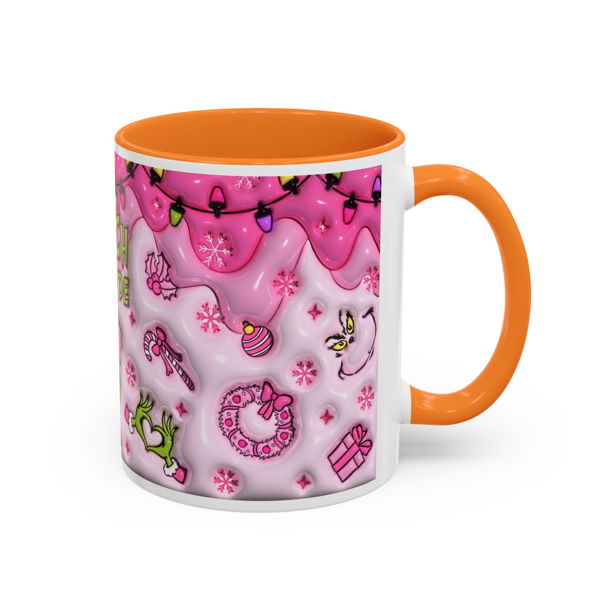 Colorful Grinch Mug, Holiday Gift, Whimsical Drinkware, Festive Coffee Cup, Christmas Decor, Grinch Mode Mug