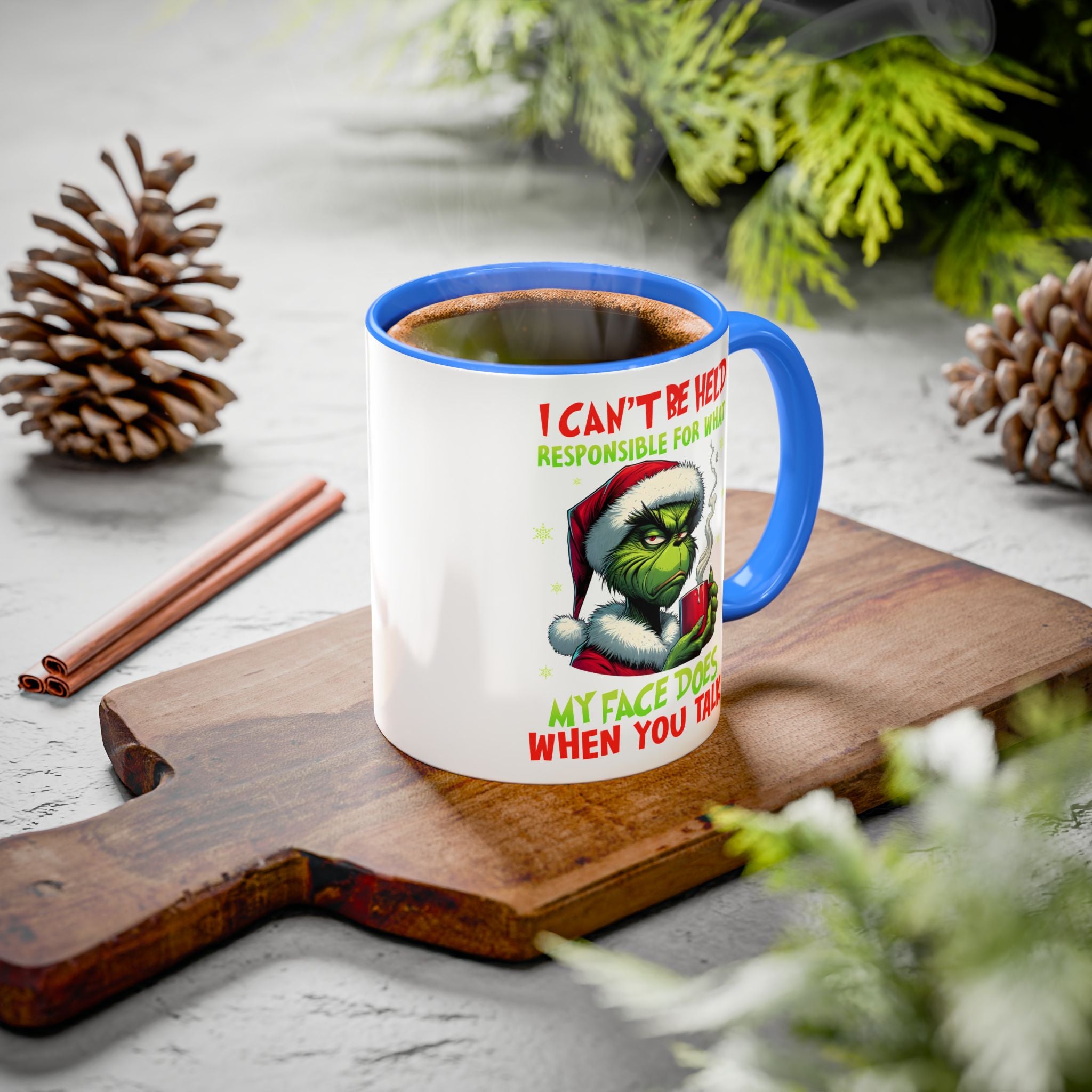 Colorful Grinch Mugs - Perfect for the Holidays, Funny Gift, Coffee Mug, Christmas Present, Office Humor, Grinch Lover