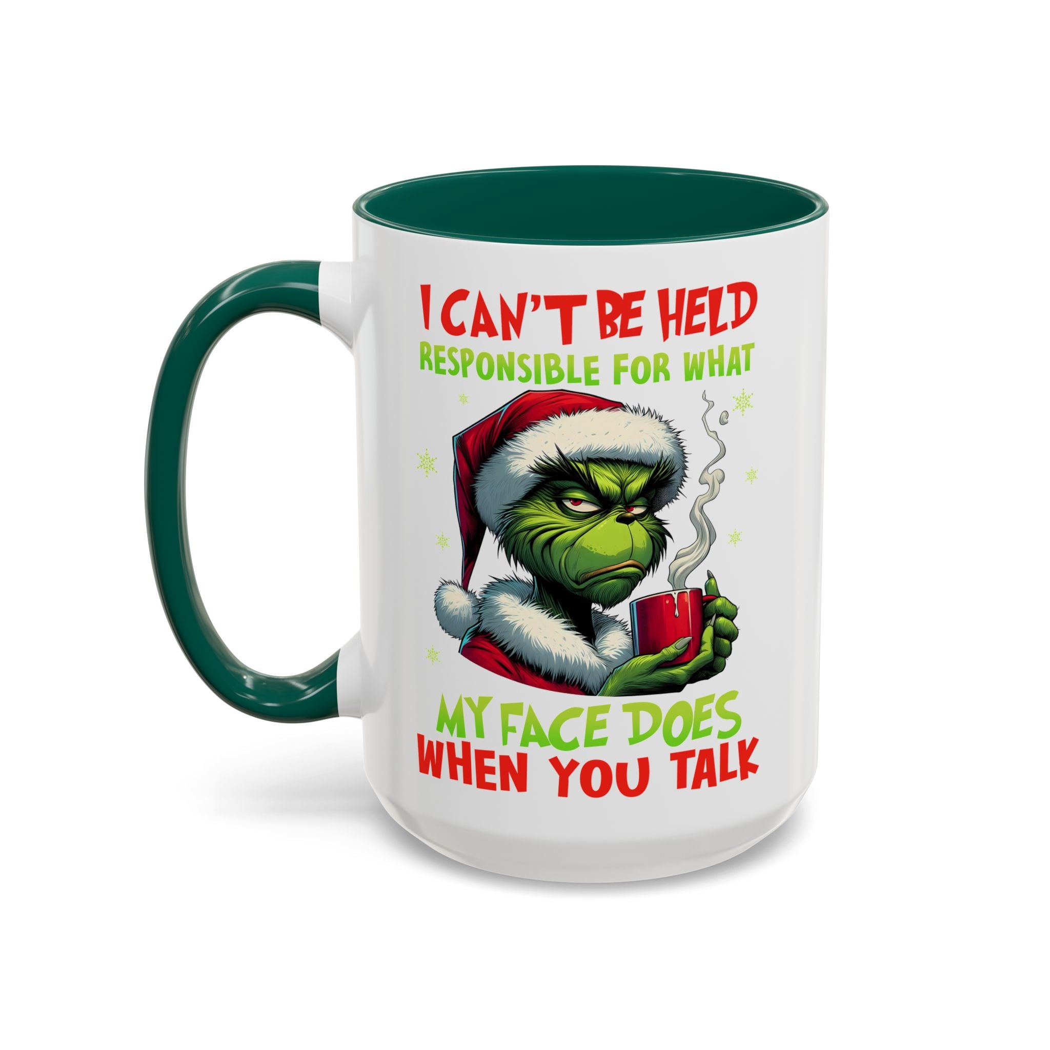 Colorful Grinch Mugs - Perfect for the Holidays, Funny Gift, Coffee Mug, Christmas Present, Office Humor, Grinch Lover