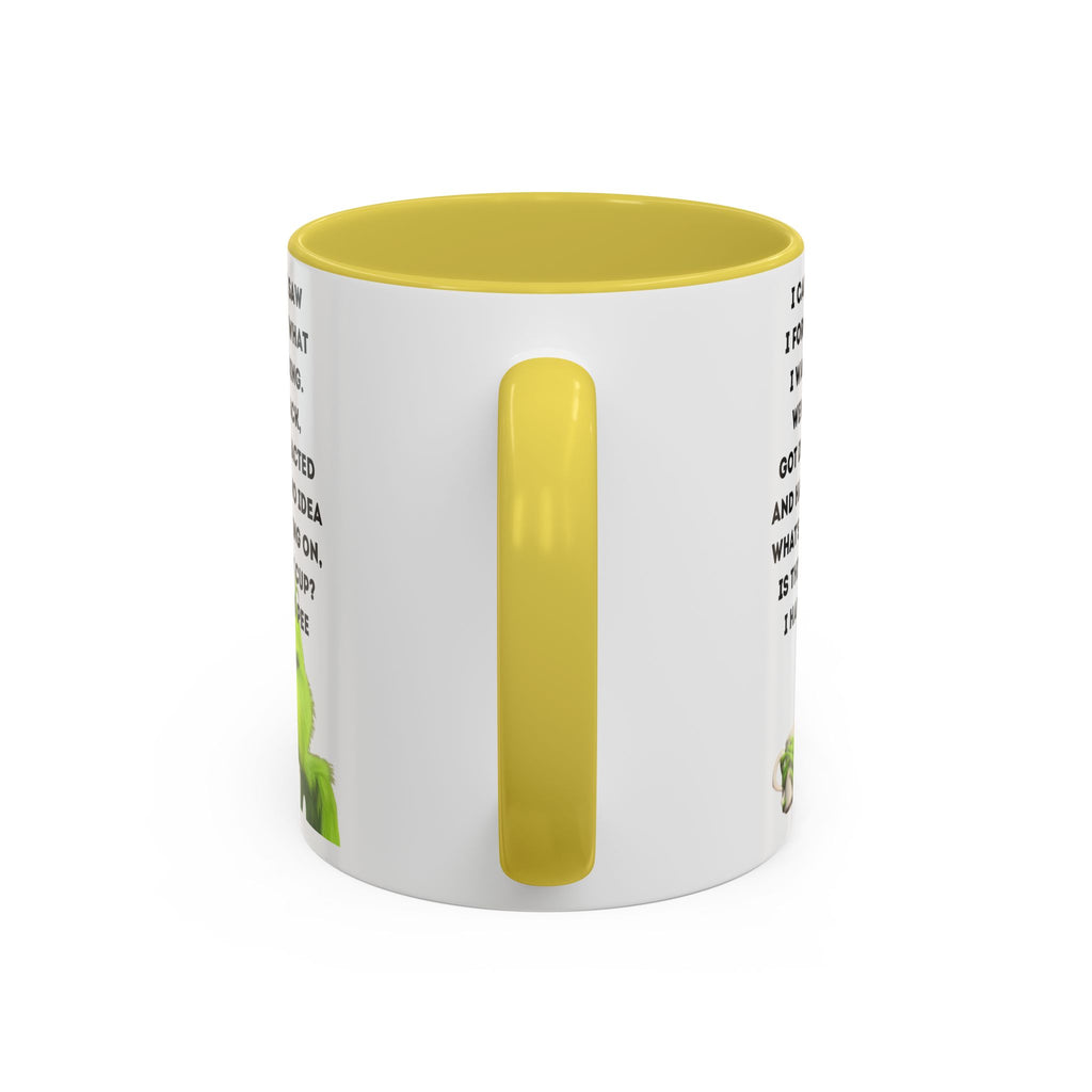 Colorful Grinch Coffee Mug, Fun Holiday Gift, Funny Tea Cup, Quirky Kitchen Decor, Grinch Fan Mug, Christmas Gift Idea