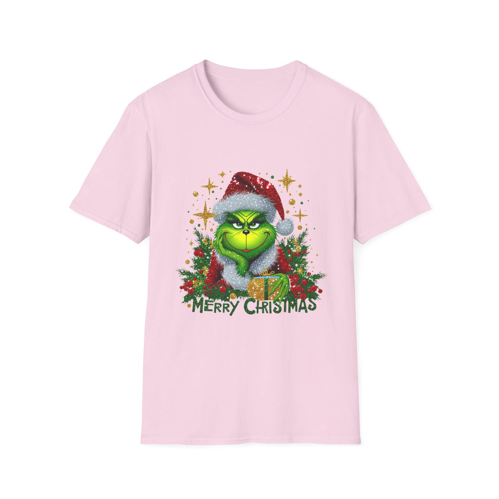 Grinch Christmas T-Shirt | Unisex Softstyle Tee | Merry Christmas Tee | Holiday Gift | Festive Apparel | Cute Grinch Shirt | Xmas Fashion