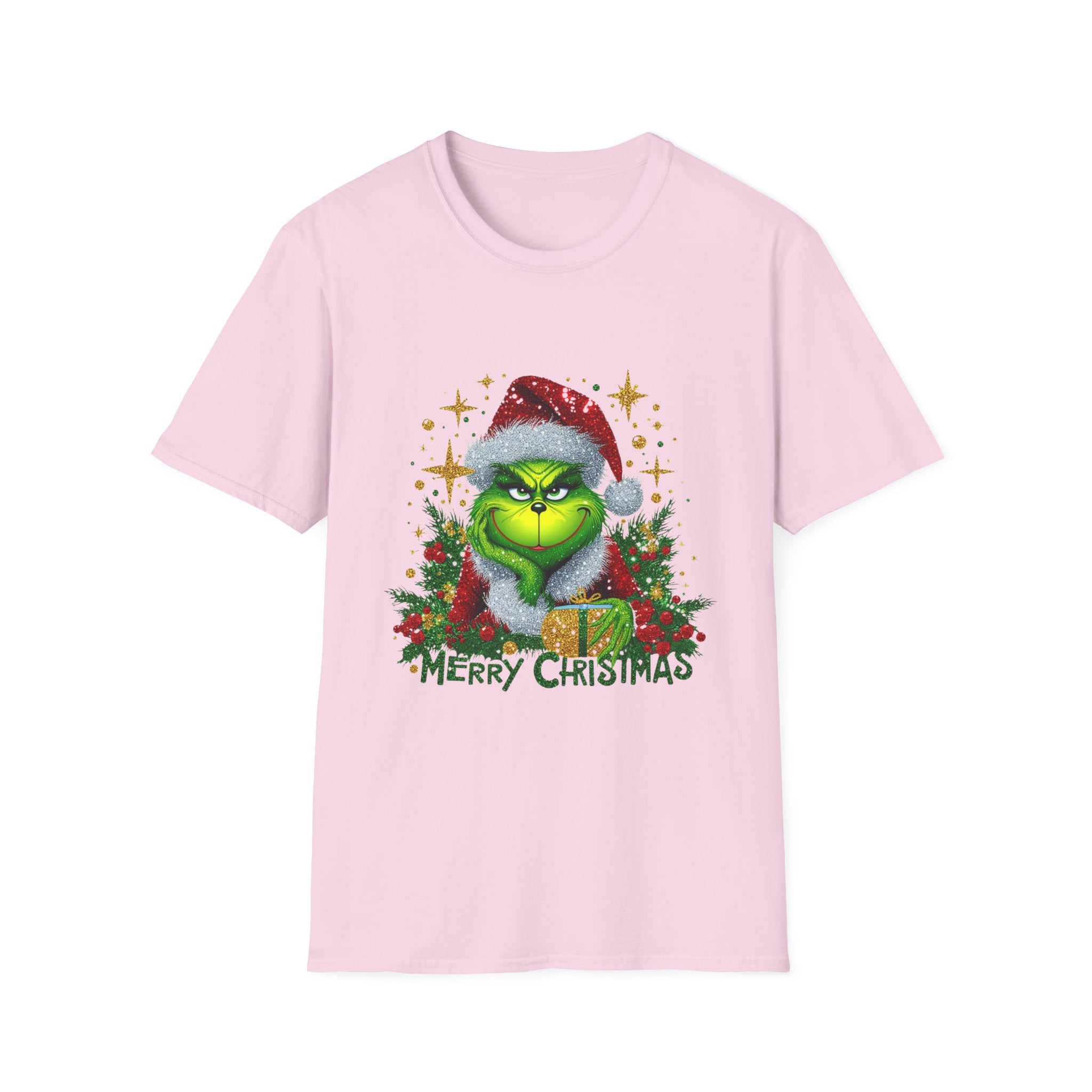 Grinch Christmas T-Shirt | Unisex Softstyle Tee | Merry Christmas Tee | Holiday Gift | Festive Apparel | Cute Grinch Shirt | Xmas Fashion