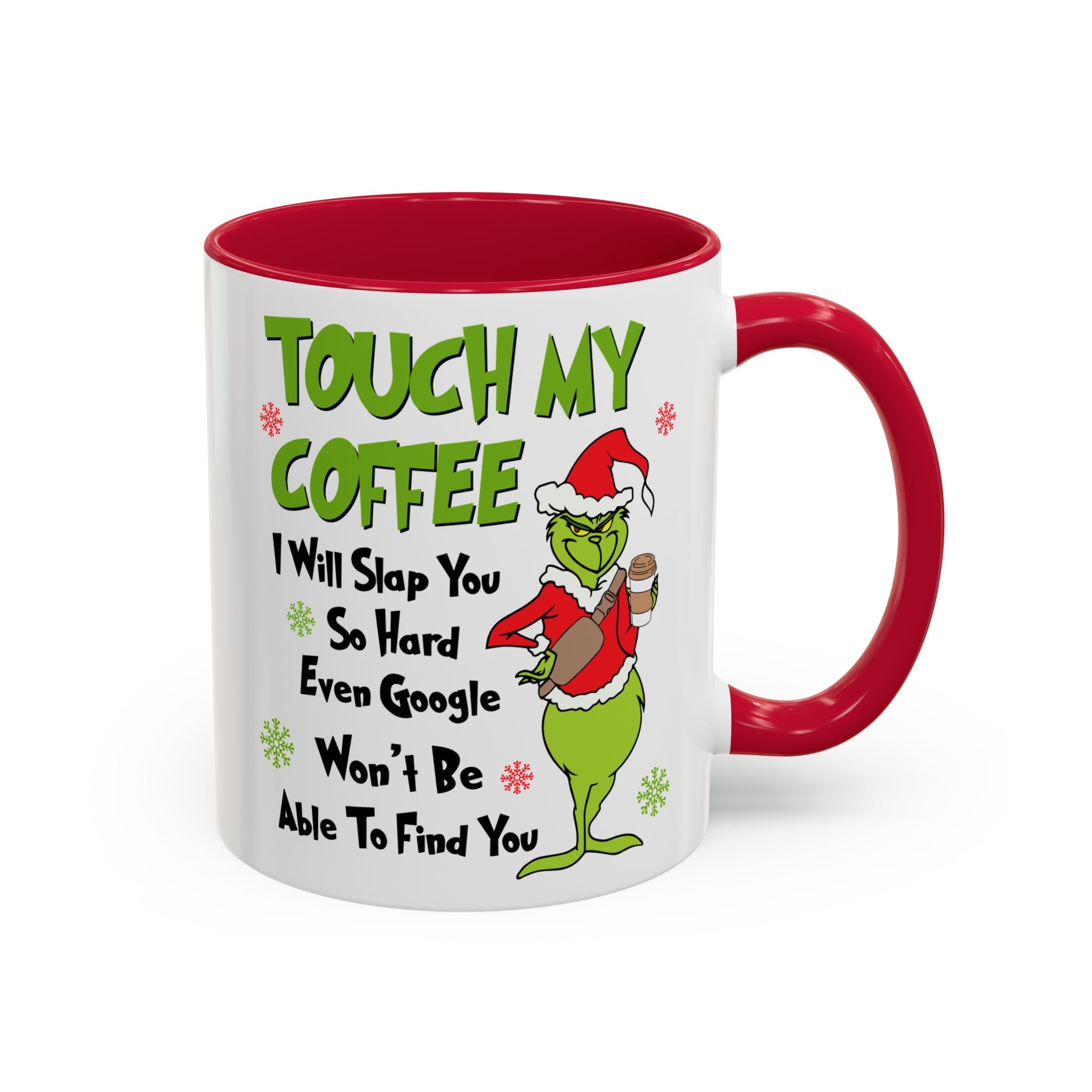Colorful Grinch Coffee Mug - Fun Holiday Cup, Unique Gift, 11oz & 15oz Sizes, Perfect for Christmas, Funny Humor Mug, Coffee Lover's Delight