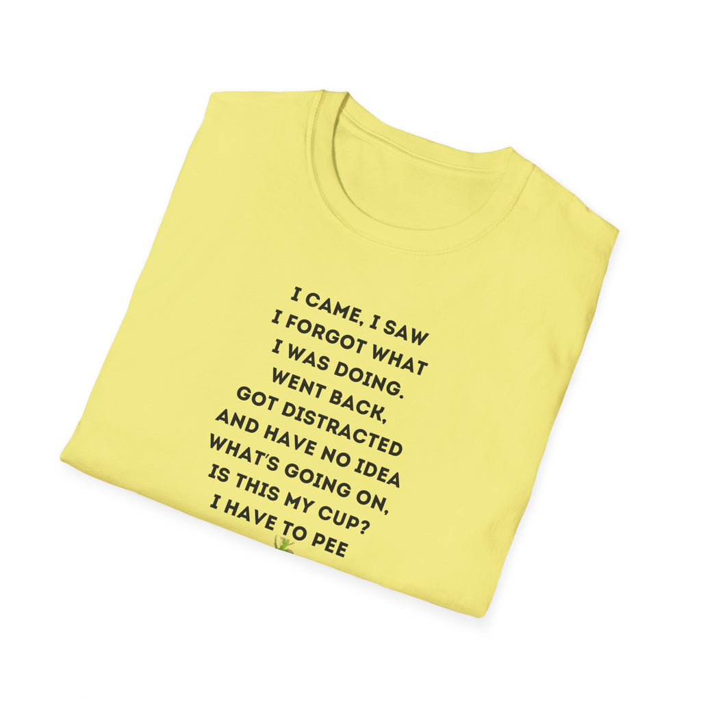 Grumpy Grinch Character with Funny Relatable Quote T-Shirt | Meme Tee