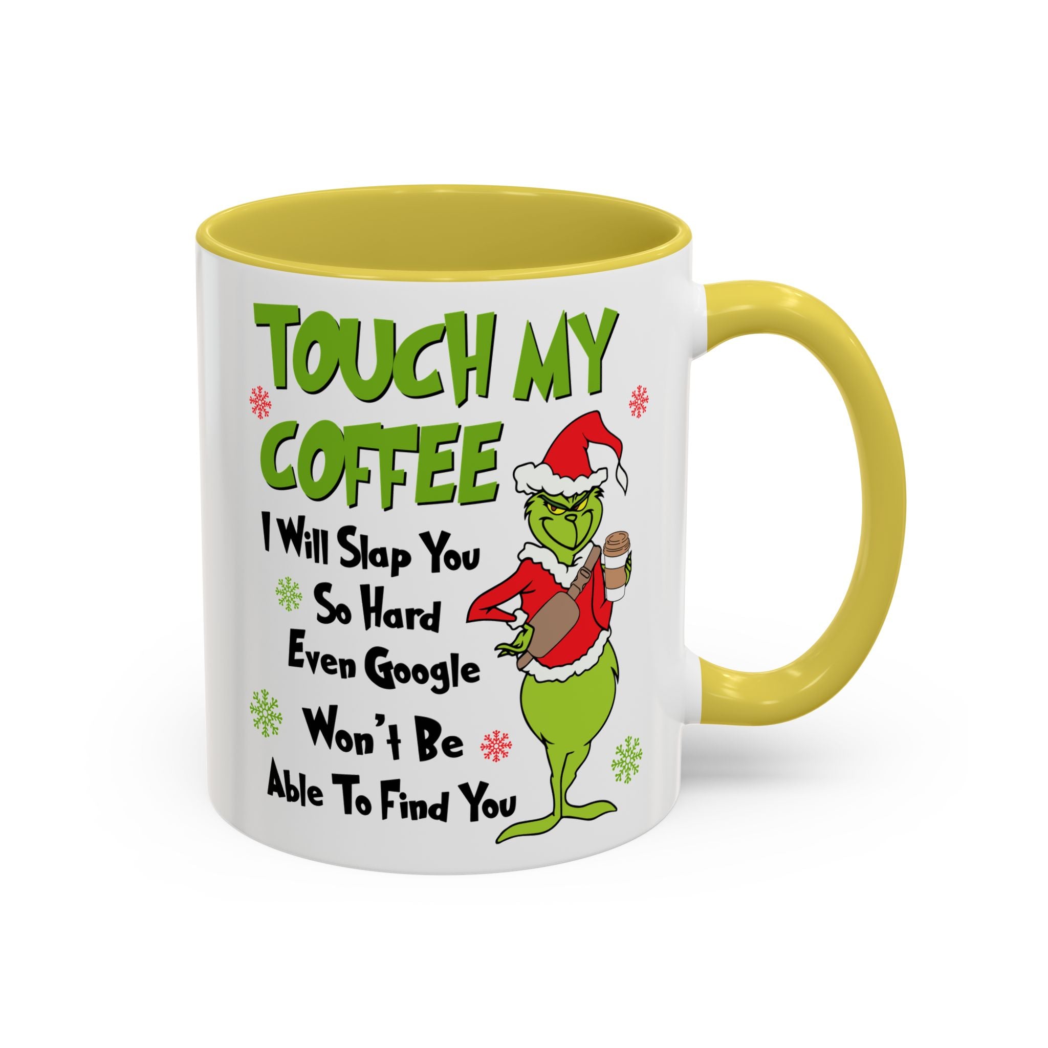 Colorful Grinch Coffee Mug - Fun Holiday Cup, Unique Gift, 11oz & 15oz Sizes, Perfect for Christmas, Funny Humor Mug, Coffee Lover's Delight