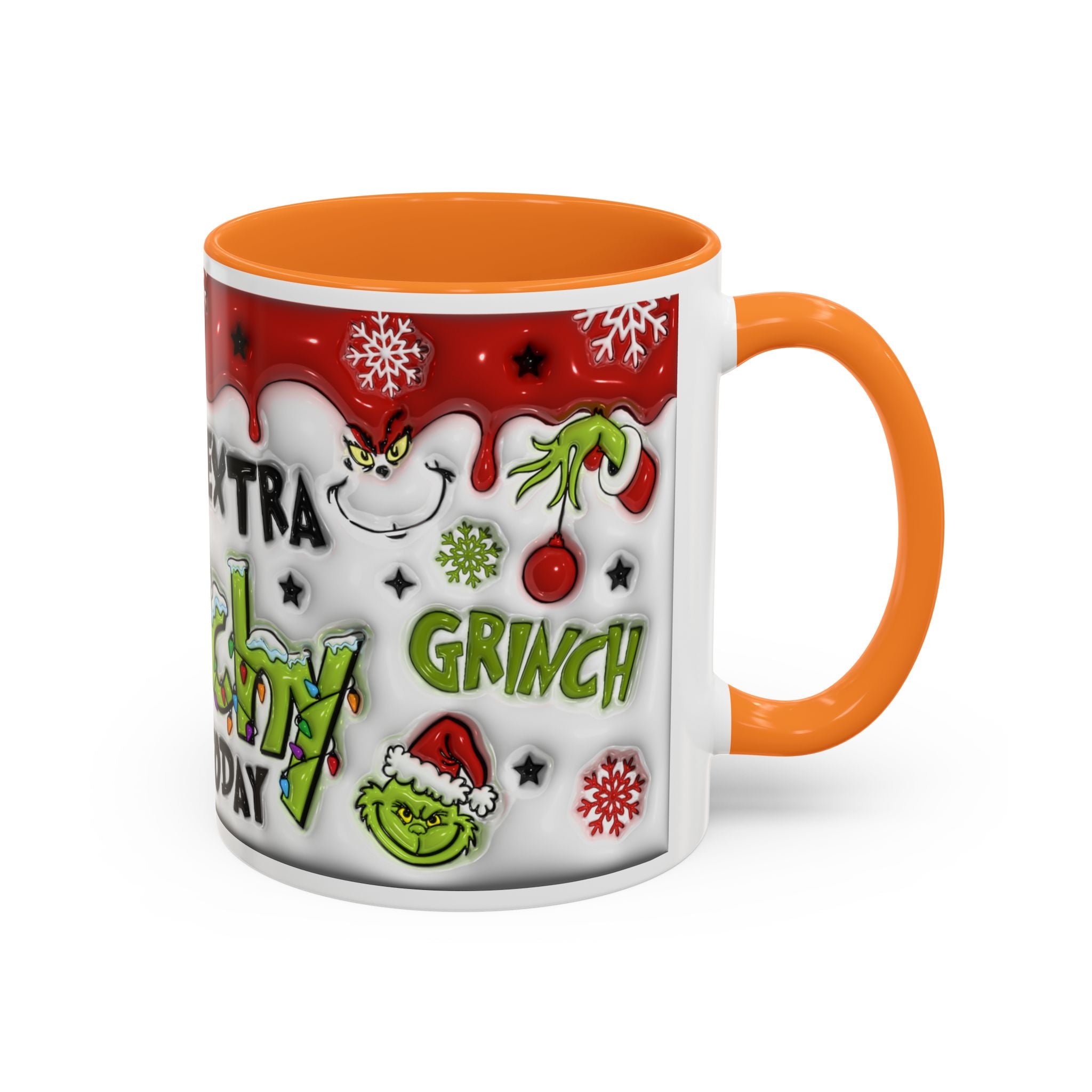 Grinch Holiday Mug - Feeling Extra Grinchy Today! Christmas Gift, Funny Coffee Cup, Holiday Decor, Winter Warmth