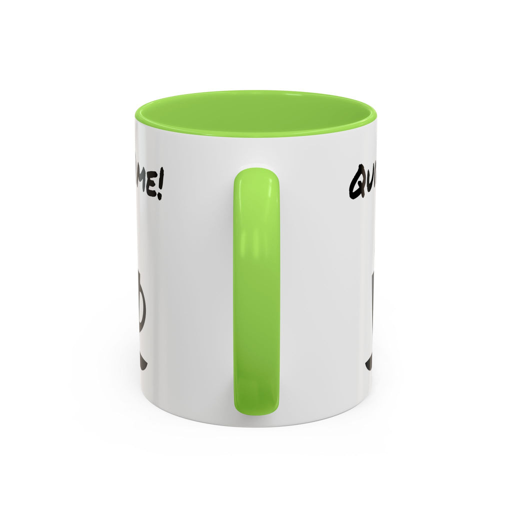 Quiet Time Coffee Mug — Black Accent 11oz/15oz