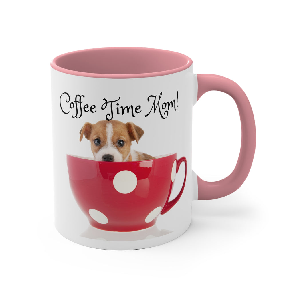 Coffee Time Mom - White Ceramic Mug