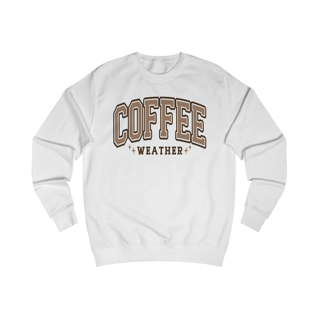 Cozy Coffee Weather Sweatshirt, Mens Womans Unisex Pullover, Gift for Coffee Lovers, Fall Fashion, Casual Wear