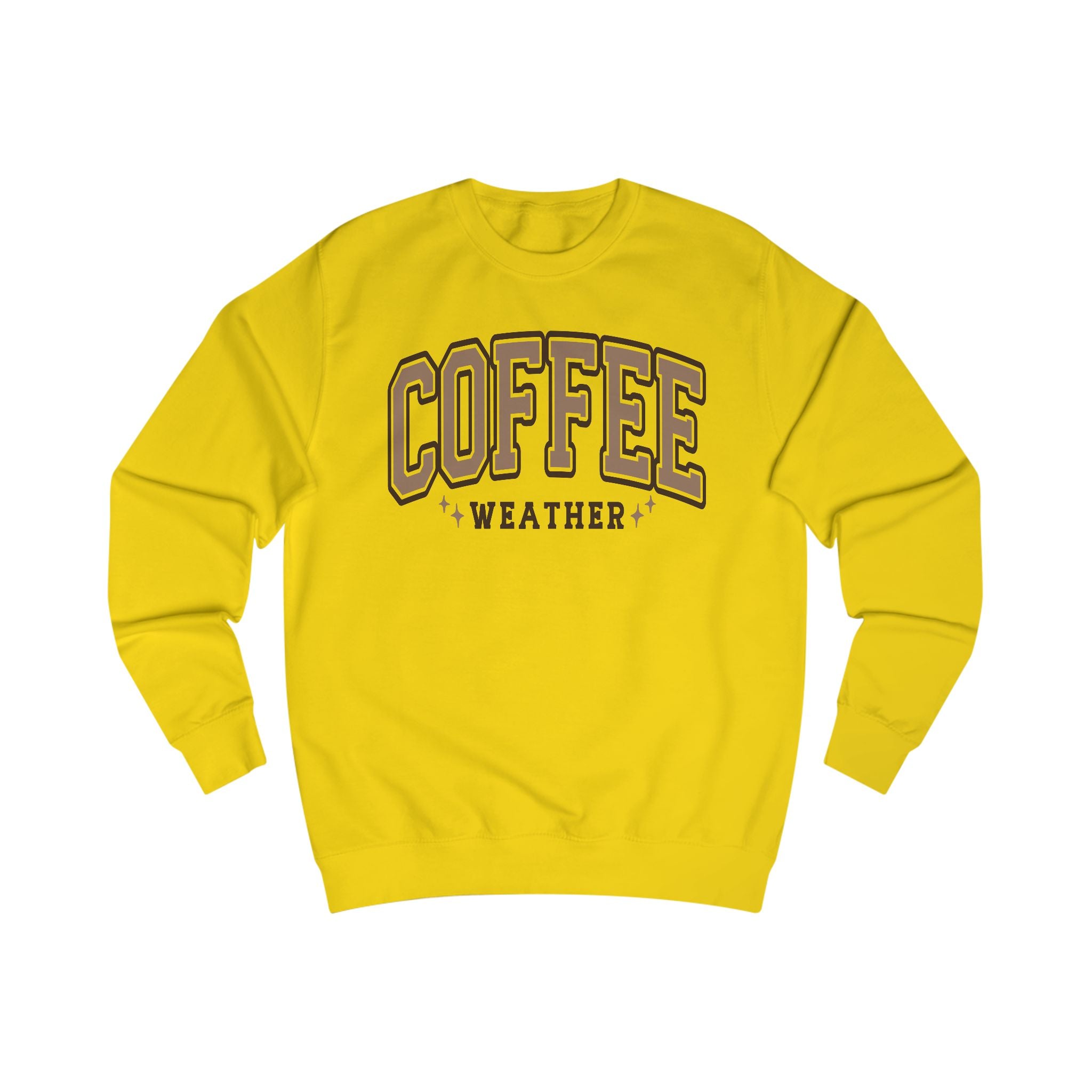Cozy Coffee Weather Sweatshirt, Mens Womans Unisex Pullover, Gift for Coffee Lovers, Fall Fashion, Casual Wear