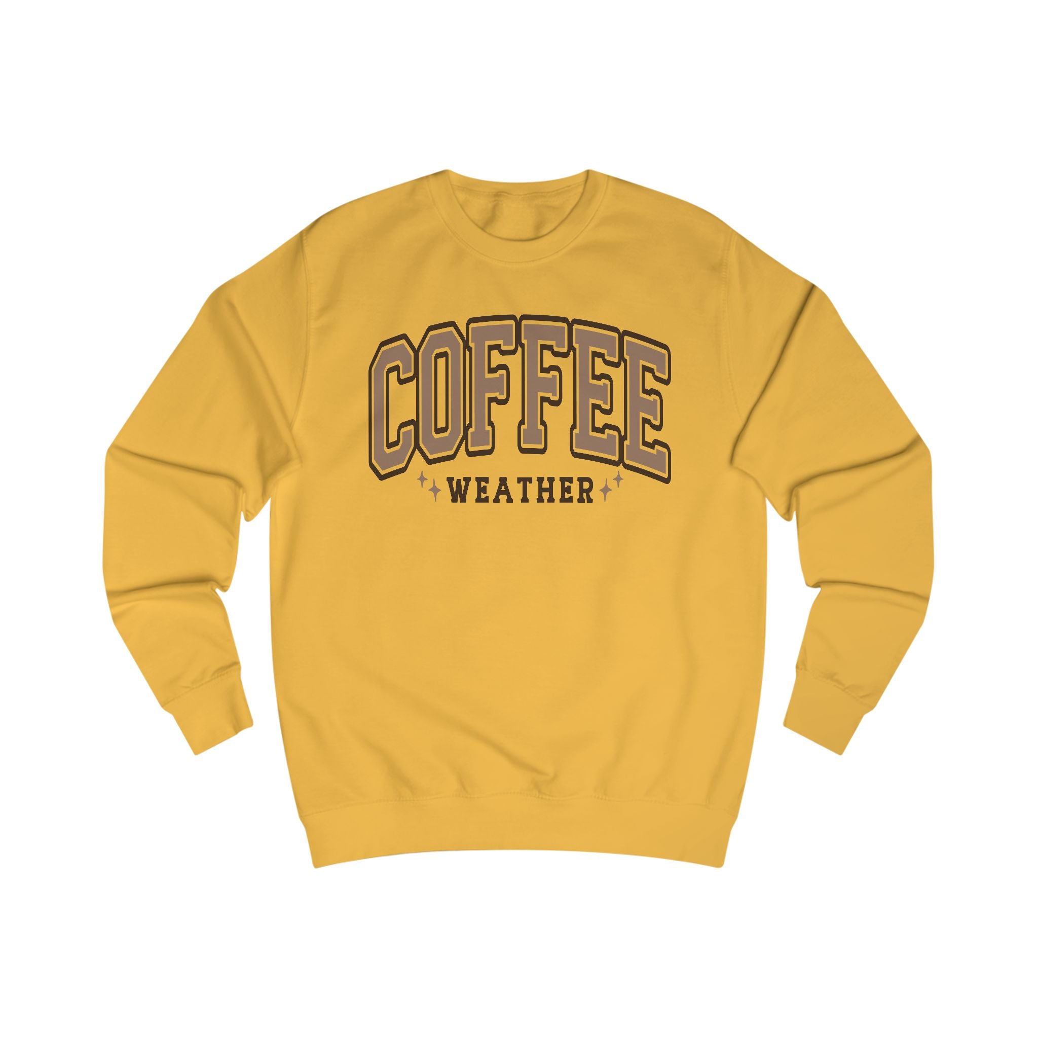 Cozy Coffee Weather Sweatshirt, Mens Womans Unisex Pullover, Gift for Coffee Lovers, Fall Fashion, Casual Wear