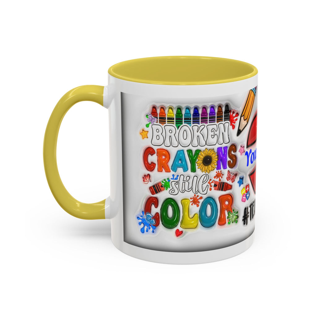 Personalized Teacher Mugs | Colorful 11oz & 15oz Coffee Cups | Fun Gift for Educators | Back to School | Teacher Appreciation