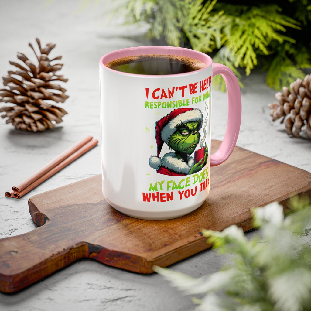 Colorful Grinch Mugs - Perfect for the Holidays, Funny Gift, Coffee Mug, Christmas Present, Office Humor, Grinch Lover